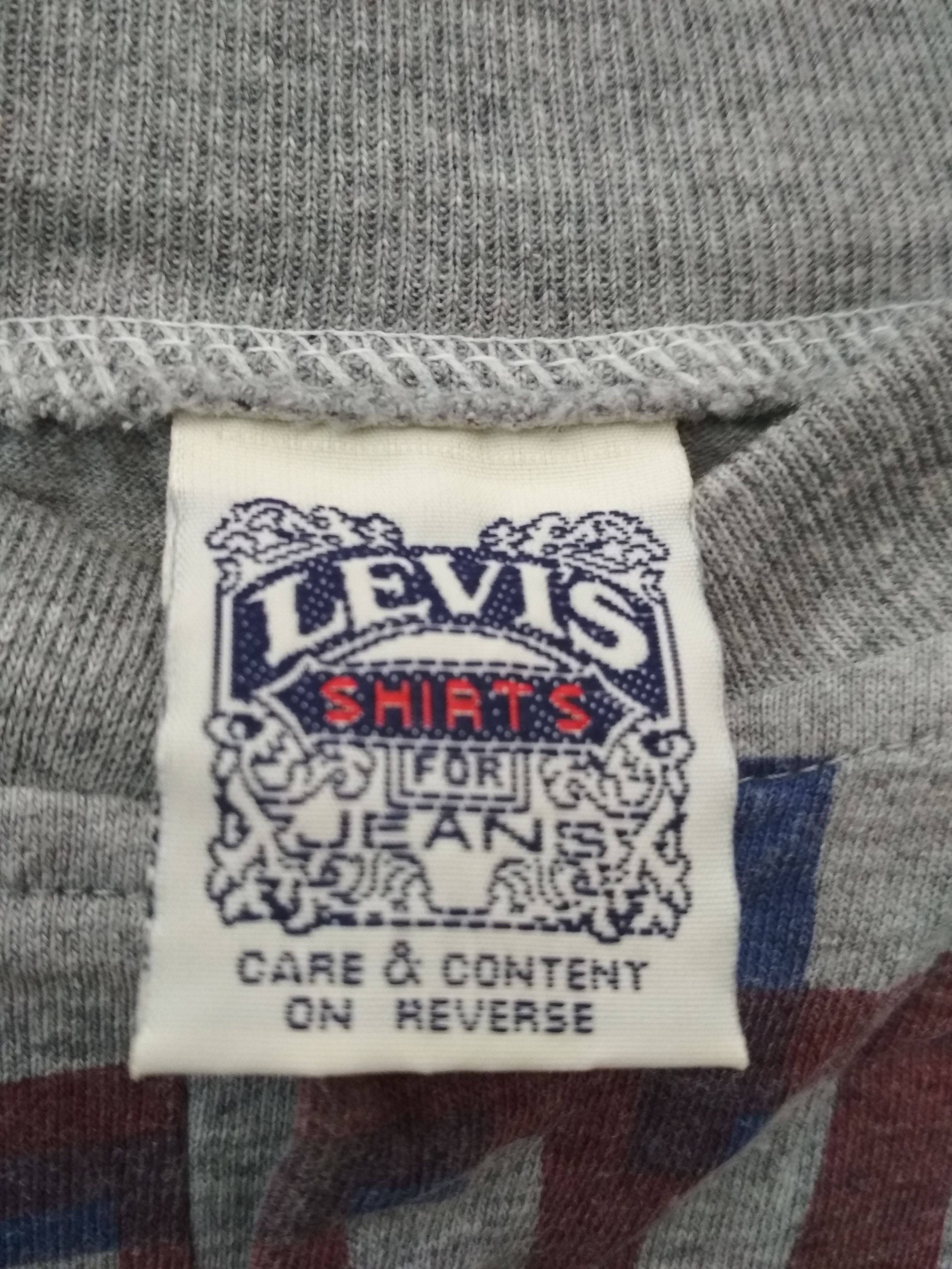 Levi's Vintage Clothing × Vintage Vintage 90s Levis 501 Made in USA t-shirt tee Size US L / EU 52-54 / 3 - 7 Thumbnail