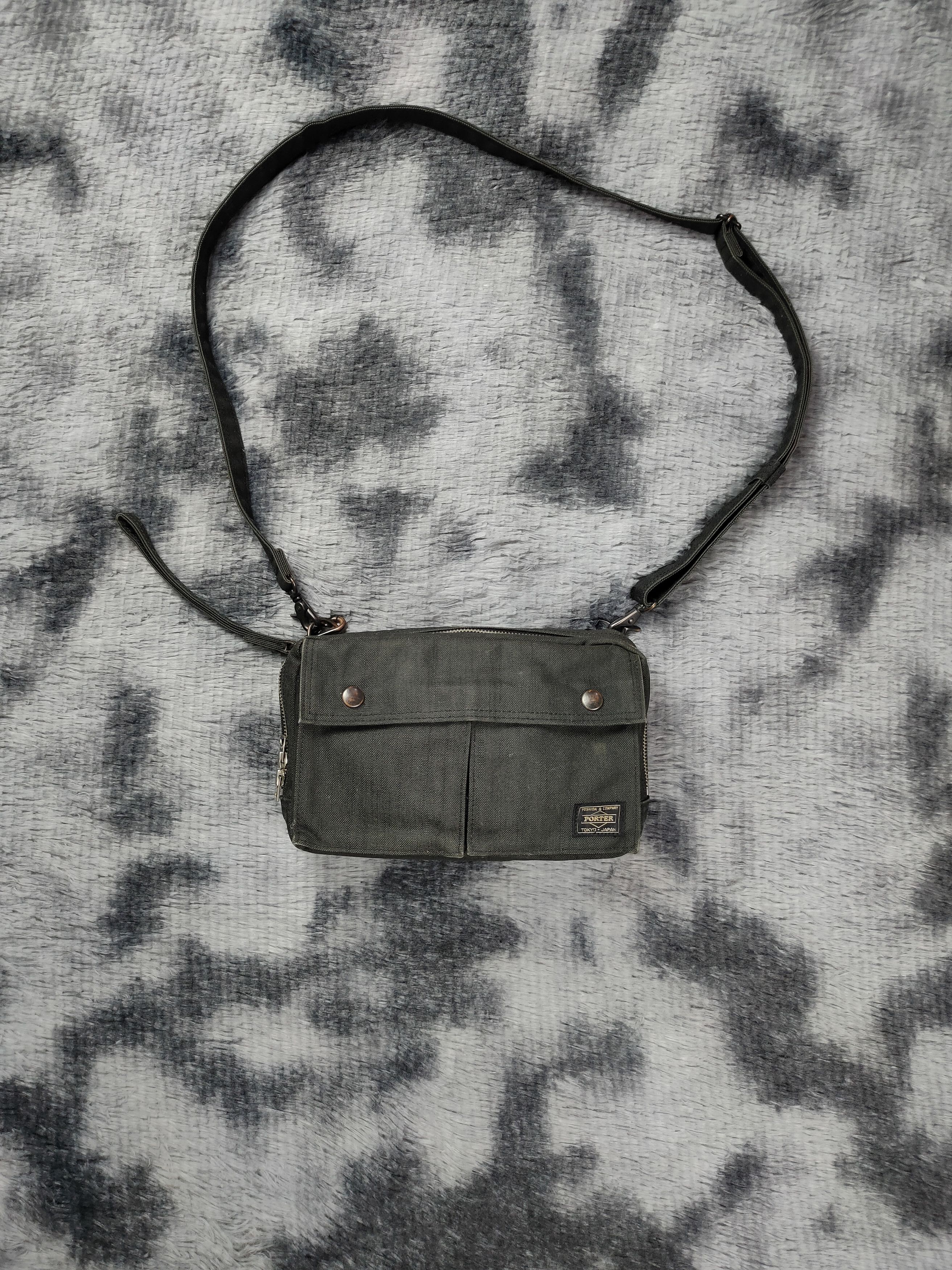 image of Porter - Two Way Sling Bag in Black, Men's