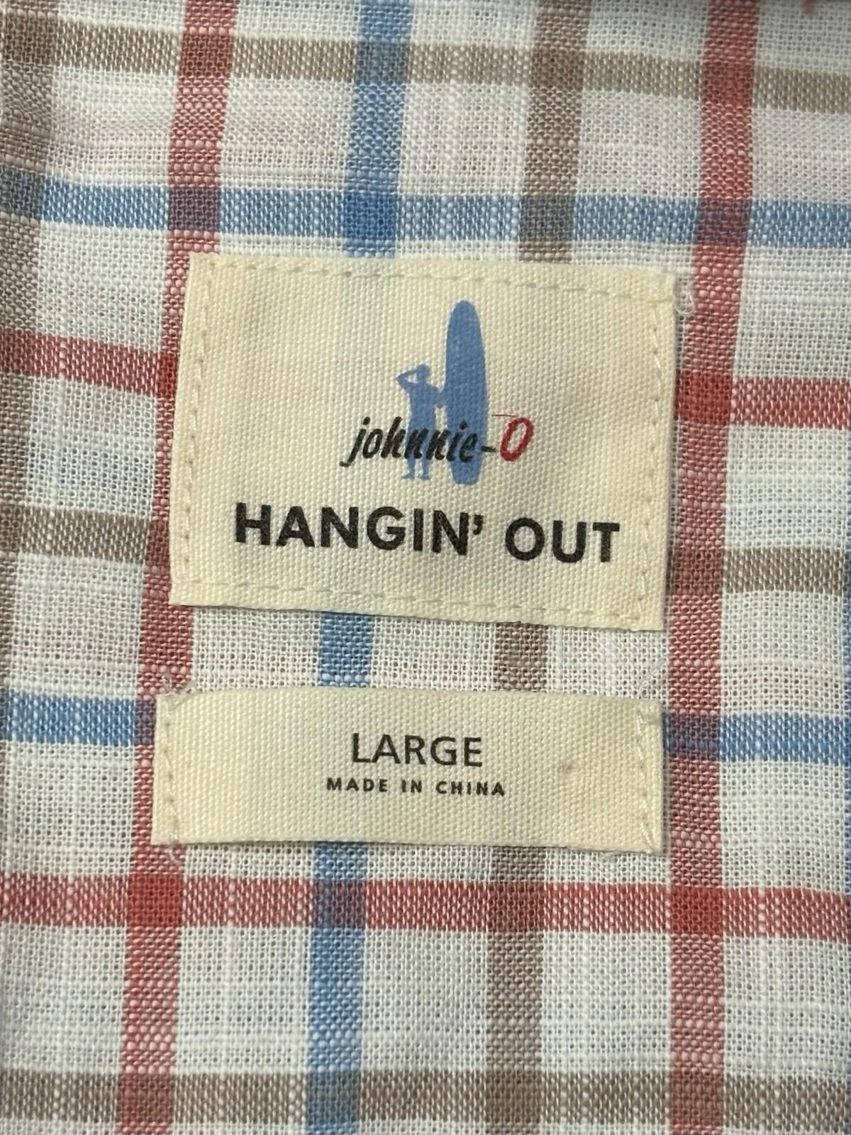 johnnie-O Johnnie O Shirt Mens Large Hangin' Out Check Button Down Size US L / EU 52-54 / 3 - 2 Thumbnail