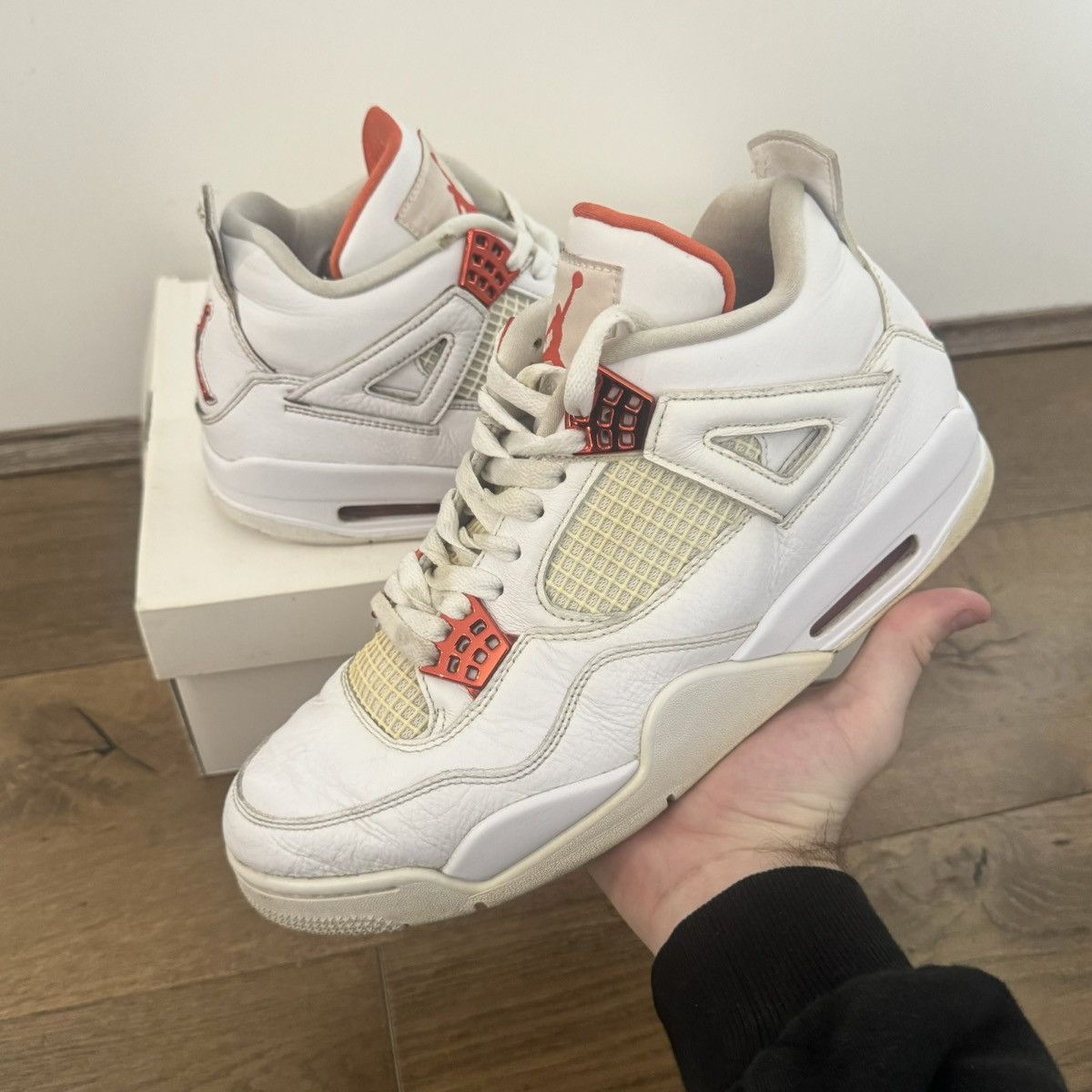 Jordan Brand Jordan 4 Retro Metallic Orange Size US 10 / EU 43 - 1 Thumbnail