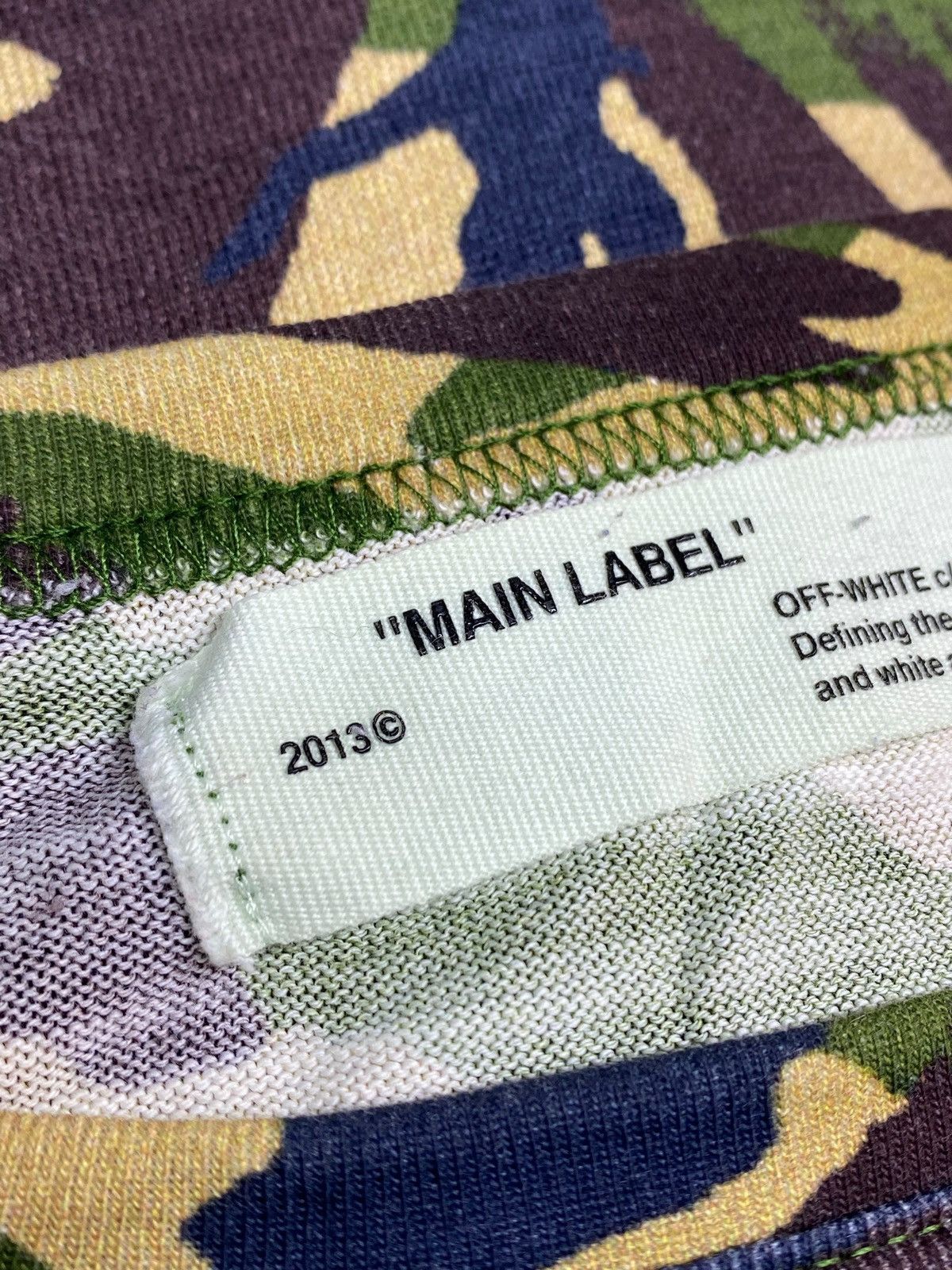 Off-White Off White Peace By Design Camouflage T-shirt Size US S / EU 44-46 / 1 - 14 Thumbnail