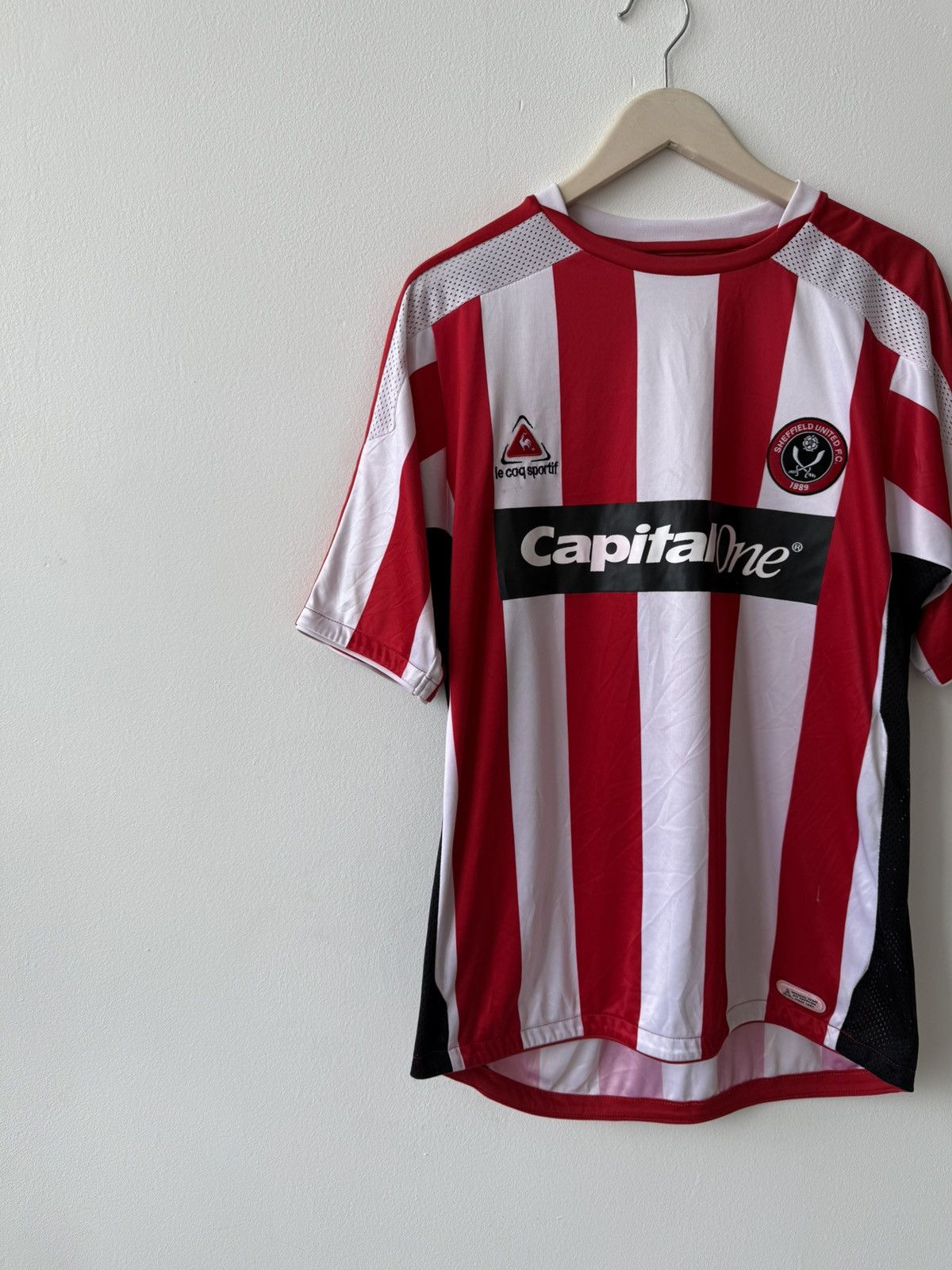 Le Coq Sportif × Vintage Le Coq Sportif Sheffield United 2007/2008 Home Jersey Size US L / EU 52-54 / 3 - 4 Thumbnail