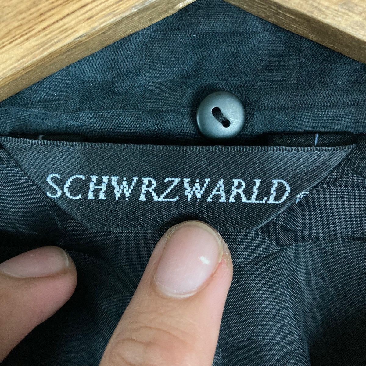 Vintage Vintage SCHWRZWARLD Flat Button Jacket Size US M / EU 48-50 / 2 - 5 Thumbnail