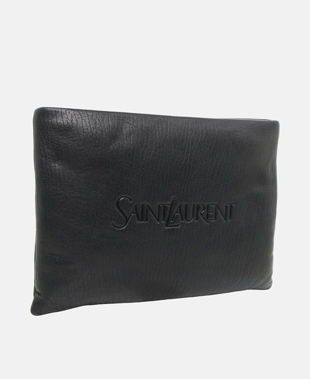 Saint Laurent Paris Pillow P Leather wash bag Size ONE SIZE - 1 Thumbnail