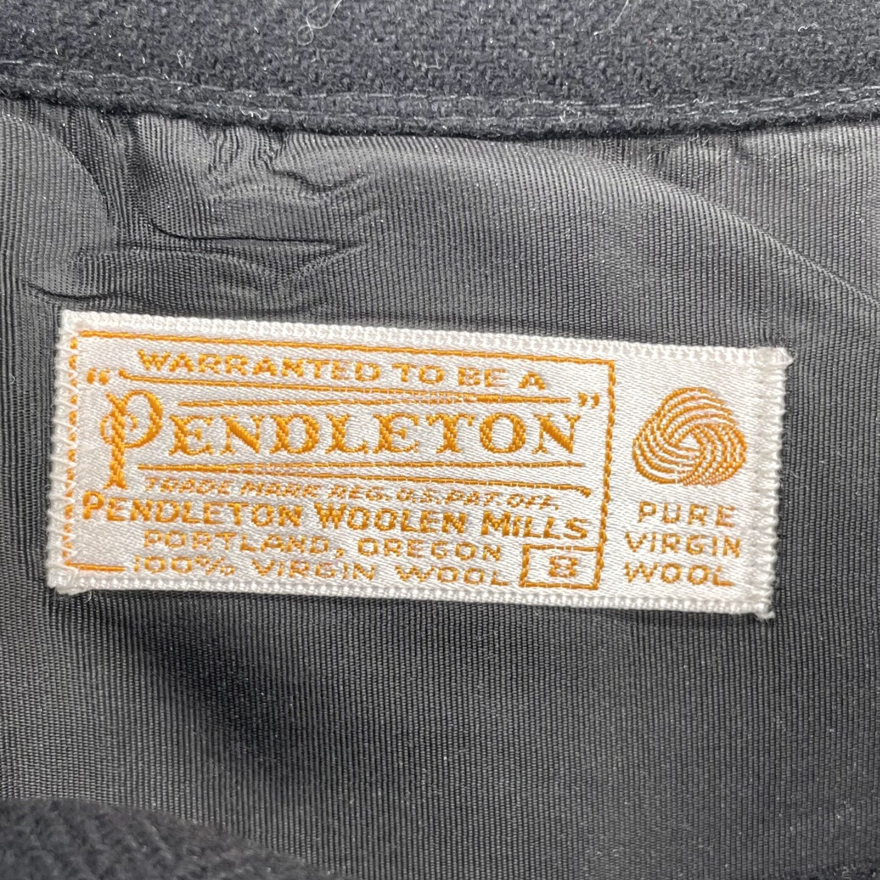 Pendleton VINTAGE Pendleton Black Wool Skirt Women's 8 A-Line Long Office 90s Classic 90s Librarian Student Mens Womens Girls Size 30" / US 8 / IT 44 - 4 Thumbnail