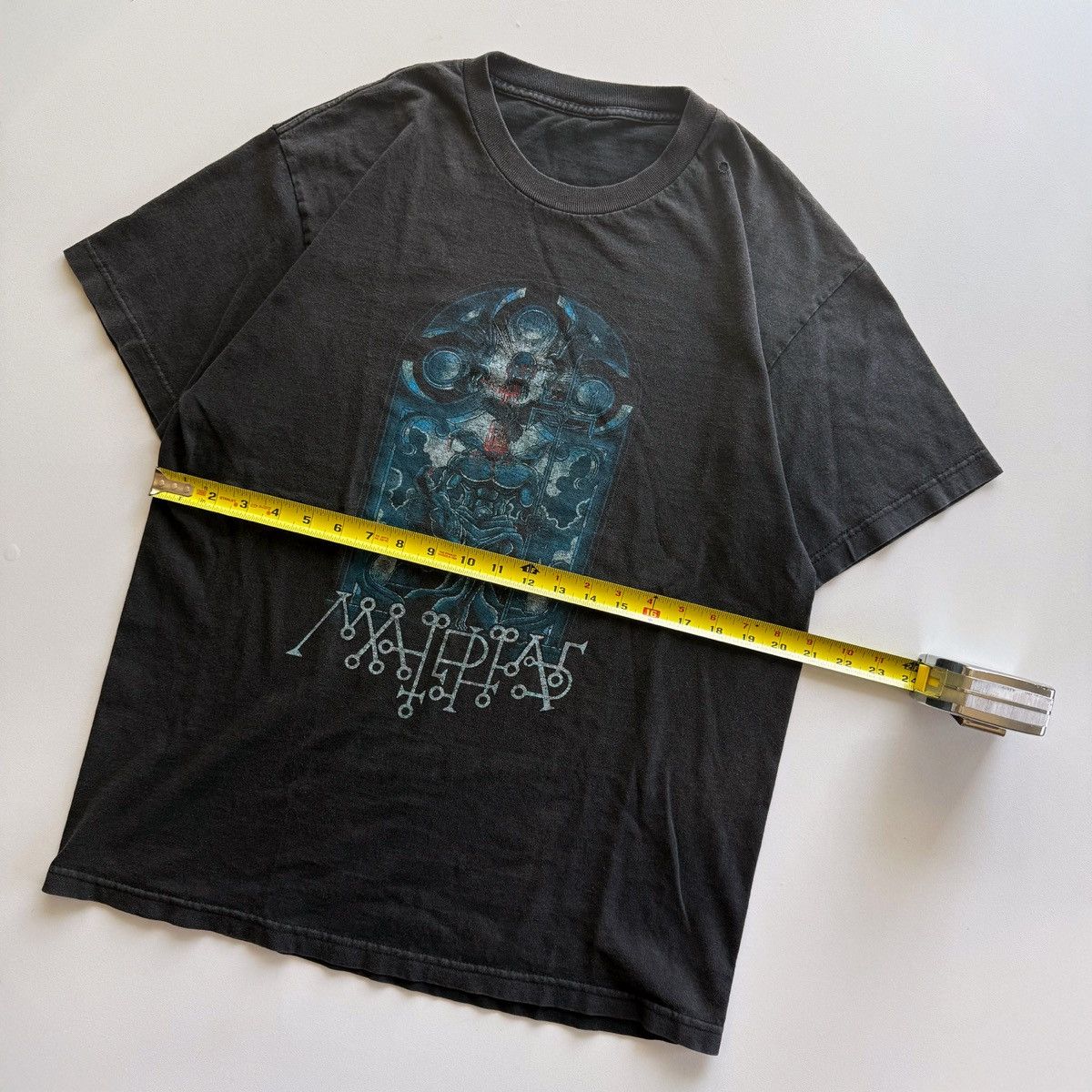 Vintage 2000s Y2K Malphas Black Metal Band Tee Size US L / EU 52-54 / 3 - 8 Thumbnail