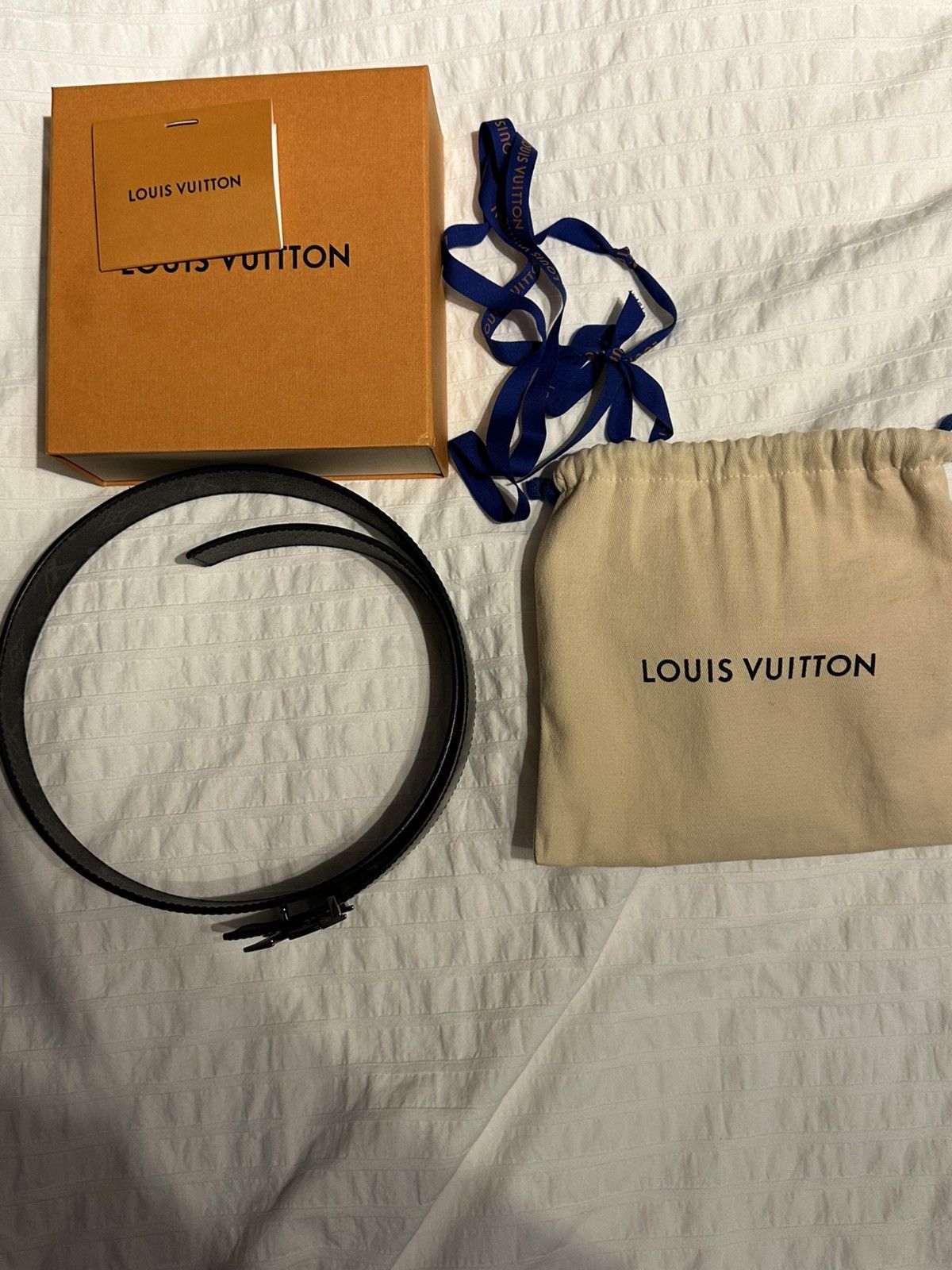 Louis Vuitton Nomad Monogram Santur Phoenix Punching Belt Size: 90/36 M9679 Noir RET_ECOM_07.30.20241273.jpg?v=  main image 4