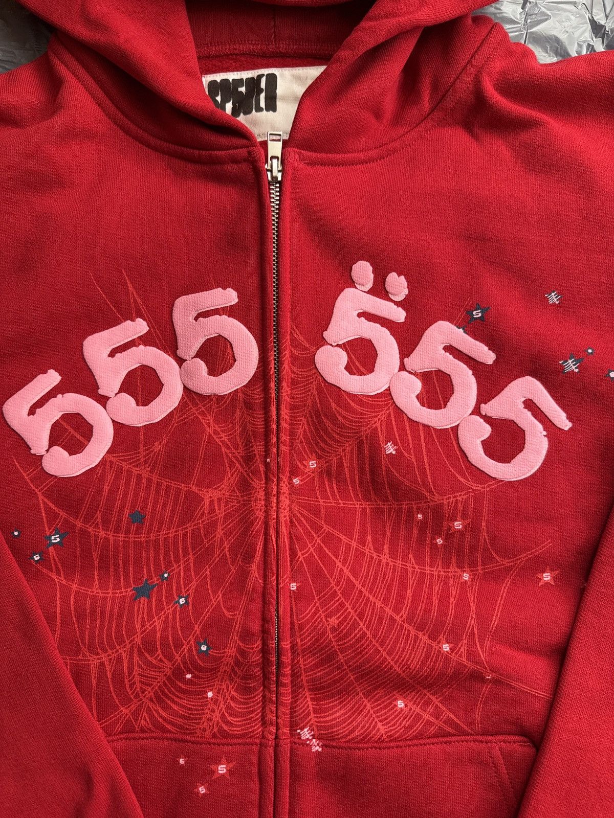 Sp5der Sp5der Angel Numbers zip up hoodie Size US L / EU 52-54 / 3 - 3 Thumbnail