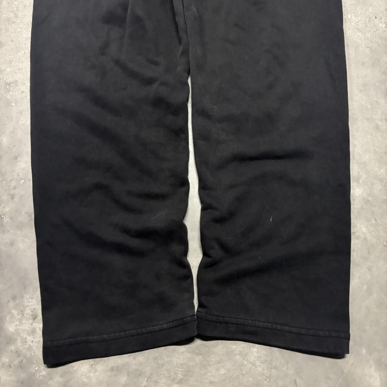 Japanese Brand × Vintage Crazy Vintage Y2K/2000s Black Streetwear Essential Sweatpants! Size US 30 / EU 46 - 4 Thumbnail