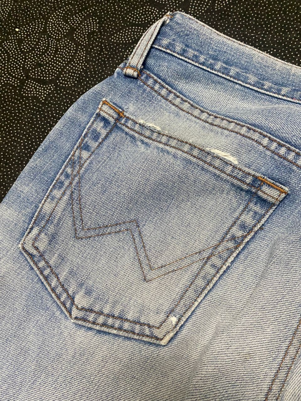 Edwin 💥FLARE💥VINTAGE EDWIN DISTRESSED DENIM JEANS Size US 29 - 11 Thumbnail