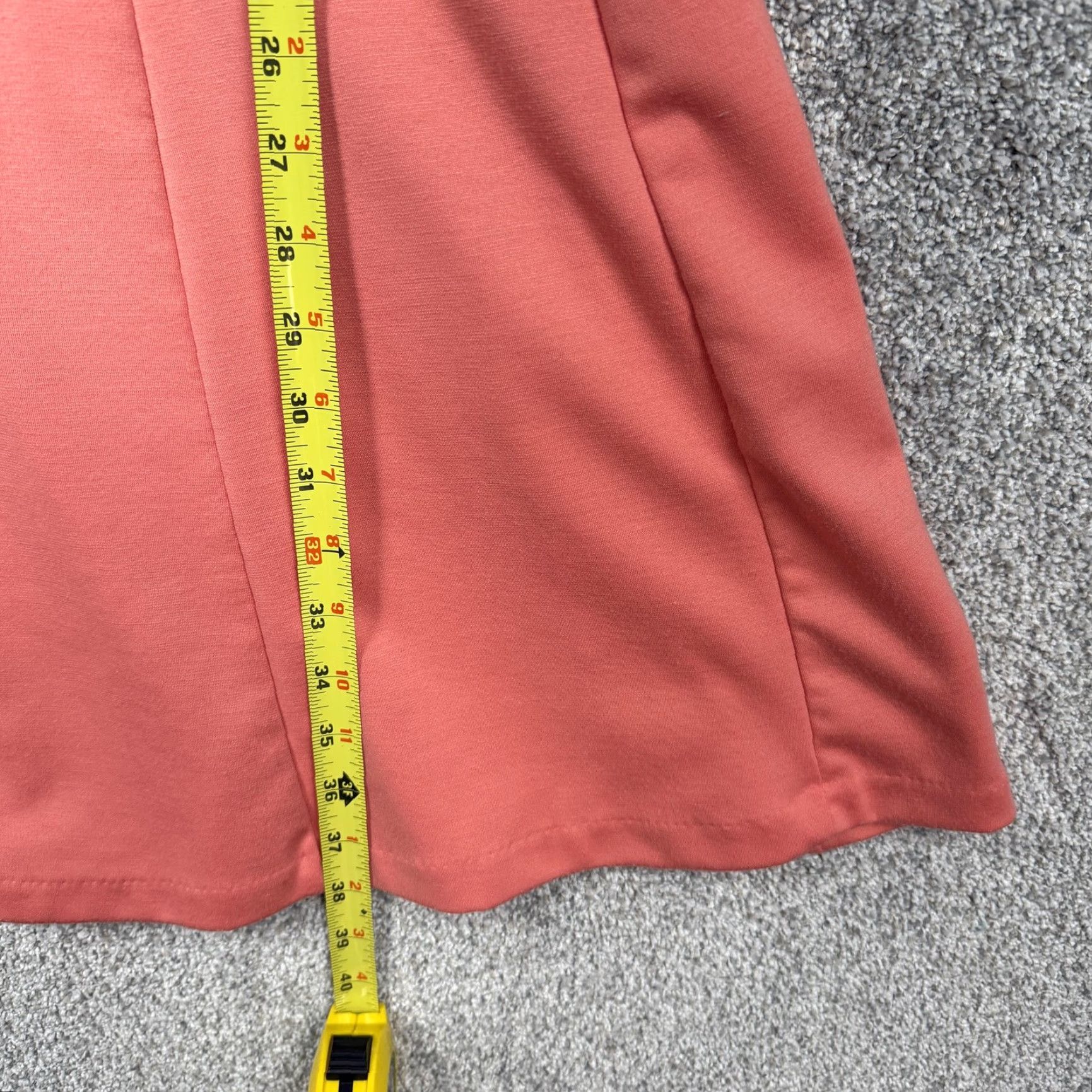 Vintage VINTAGE: No (not vintage) — The Limited Dress 12 Coral Office Casual Clean Girl Polished Preppy Layering Size XL / US 12-14 / IT 48-50 - 3 Thumbnail