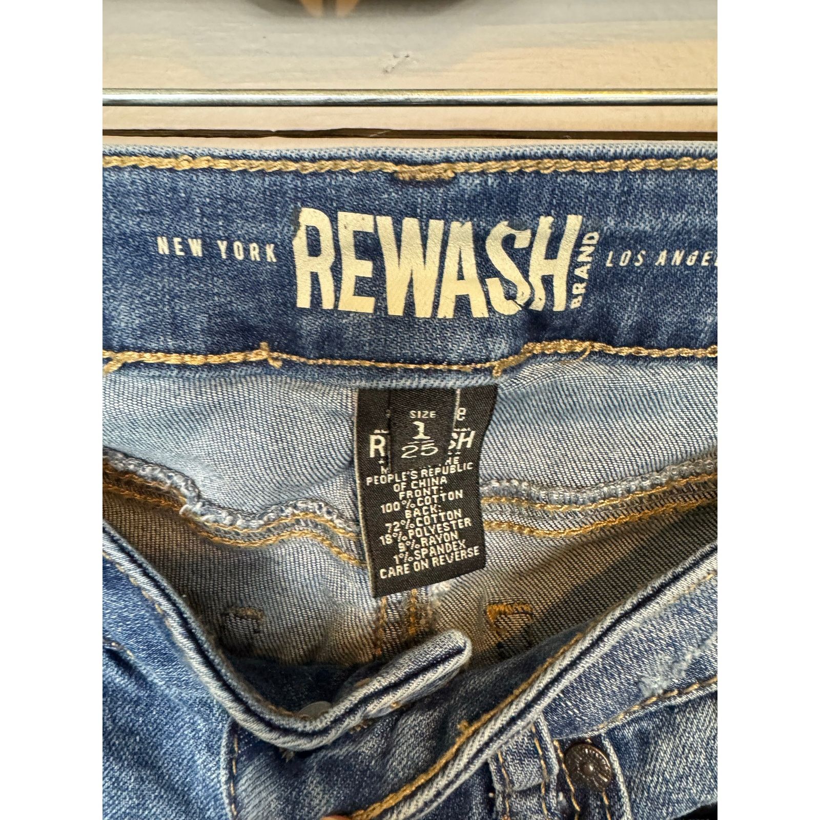Other Rewash Cropped Jeans Women's Size 1 Size 26" / US 2 / IT 38 - 4 Thumbnail