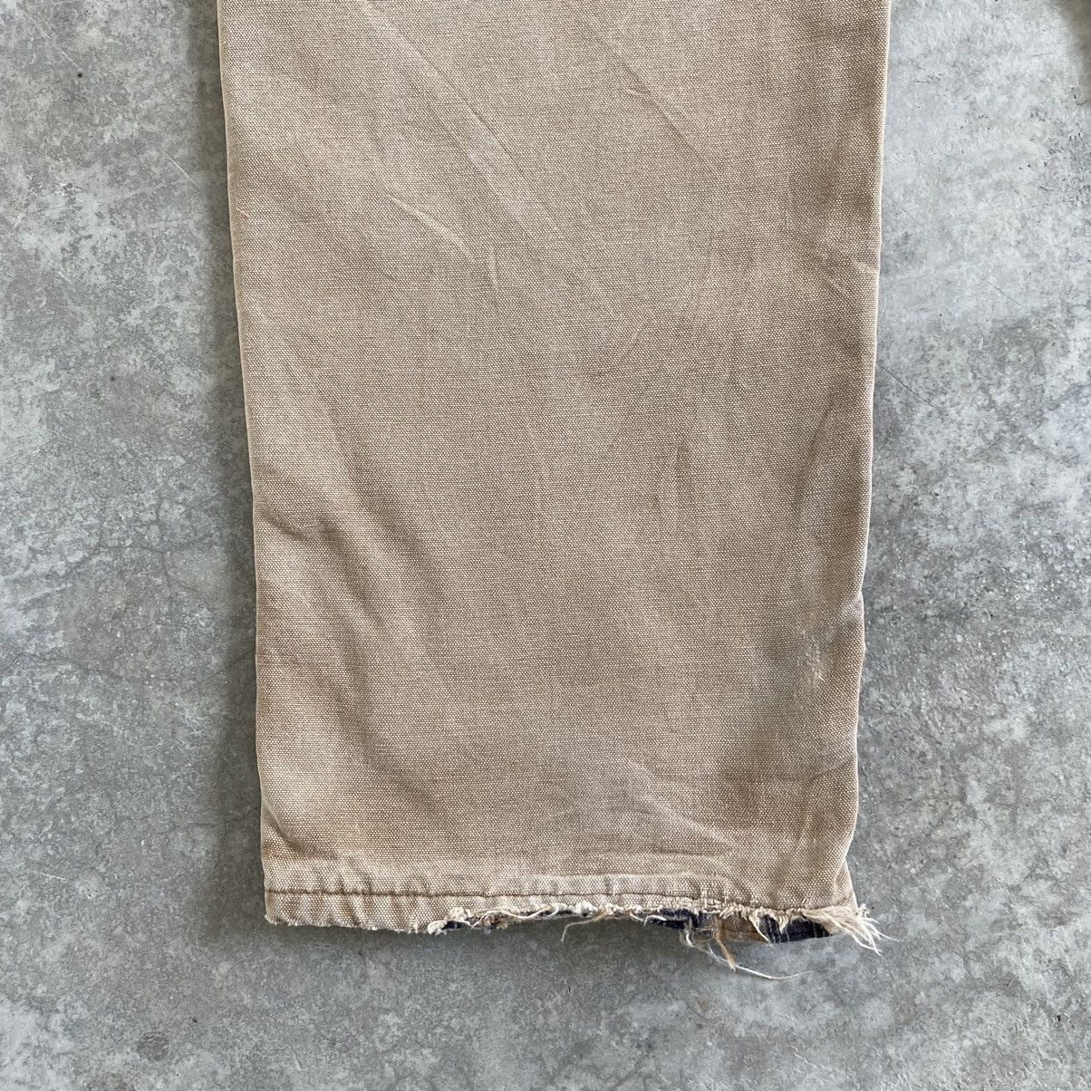 Carhartt Vintage Carhartt Blanket Lined Faded Tan Carpenter Pants Size US 34 / EU 50 - 18 Thumbnail