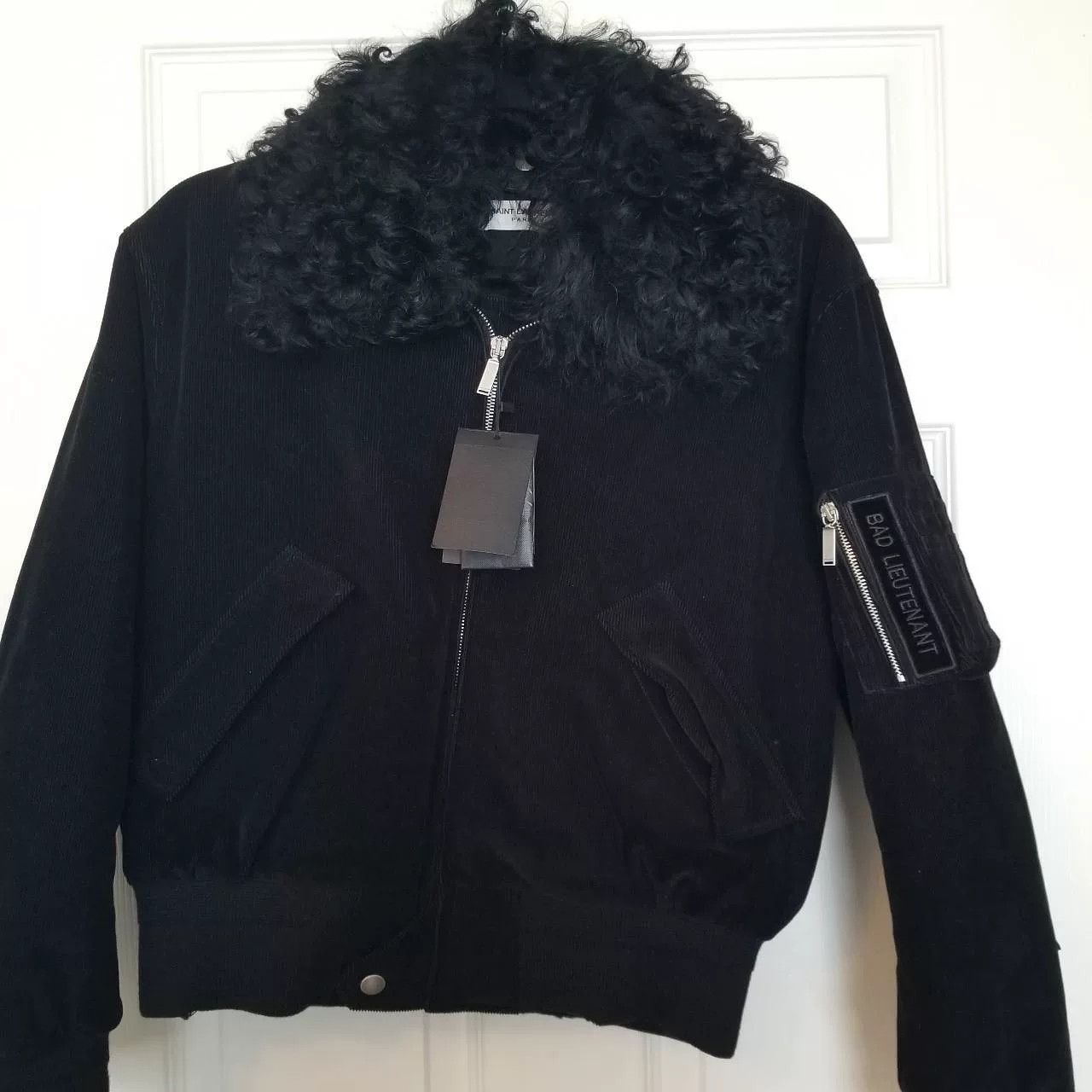 Saint Laurent Paris Saint Laurent MA1 Corduroy Fur Collar Jacket Size US S / EU 44-46 / 1 - 1 Thumbnail