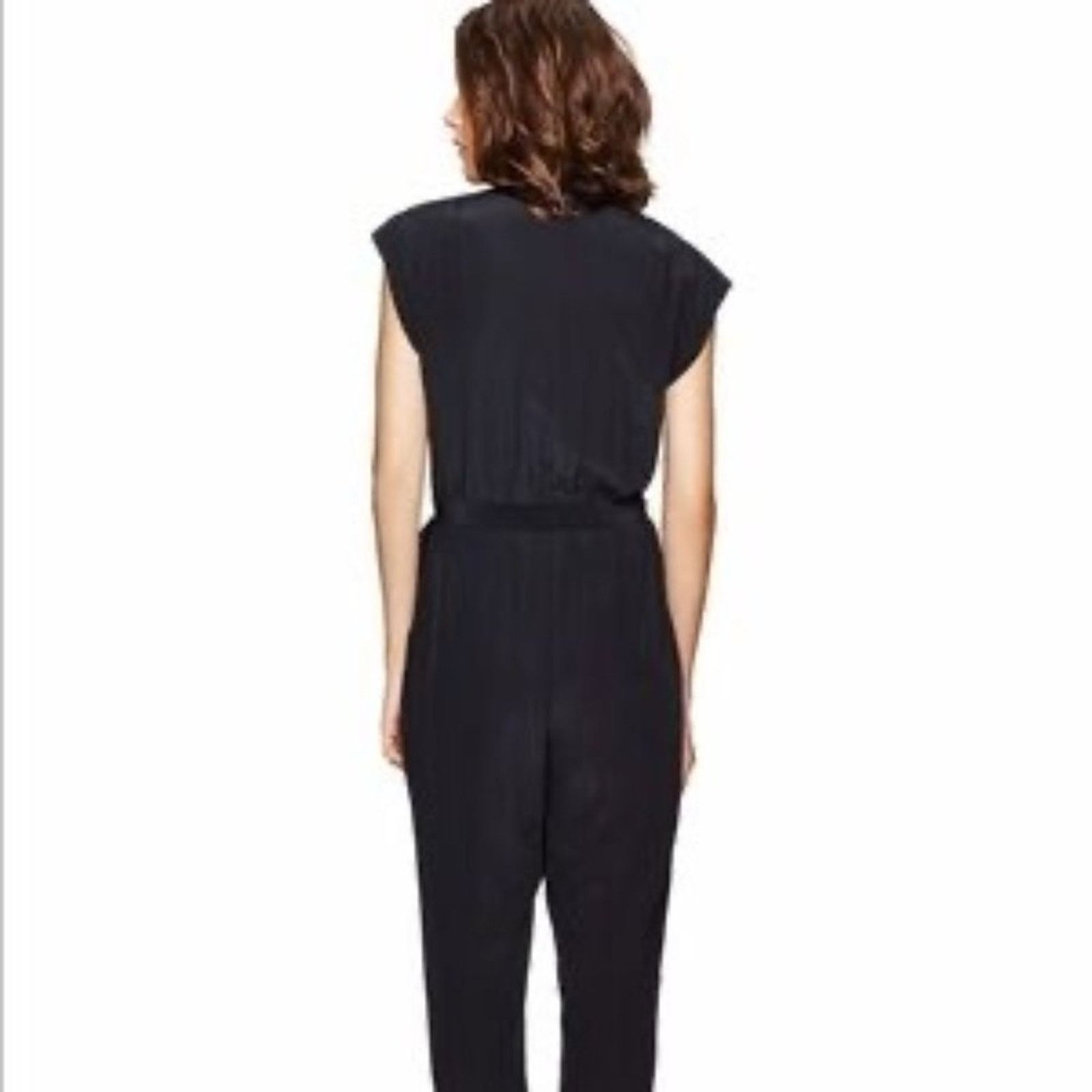 Aritzia Aritzia Babaton Donnie Jumpsuit Navy Size 26" / US 2 / IT 38 - 2 Thumbnail