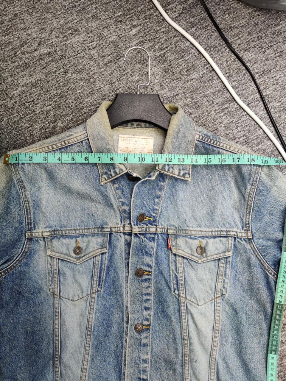 Levi's Vintage 90s Levis Denim Trucker Wash Jacket Size US M / EU 48-50 / 2 - 14 Thumbnail