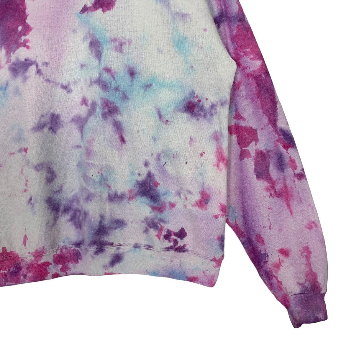 Hanes × Vintage Vintage Hanes Streetwear Crewneck Tye Dye Sweatshirt Size US M / EU 48-50 / 2 - 5 Thumbnail