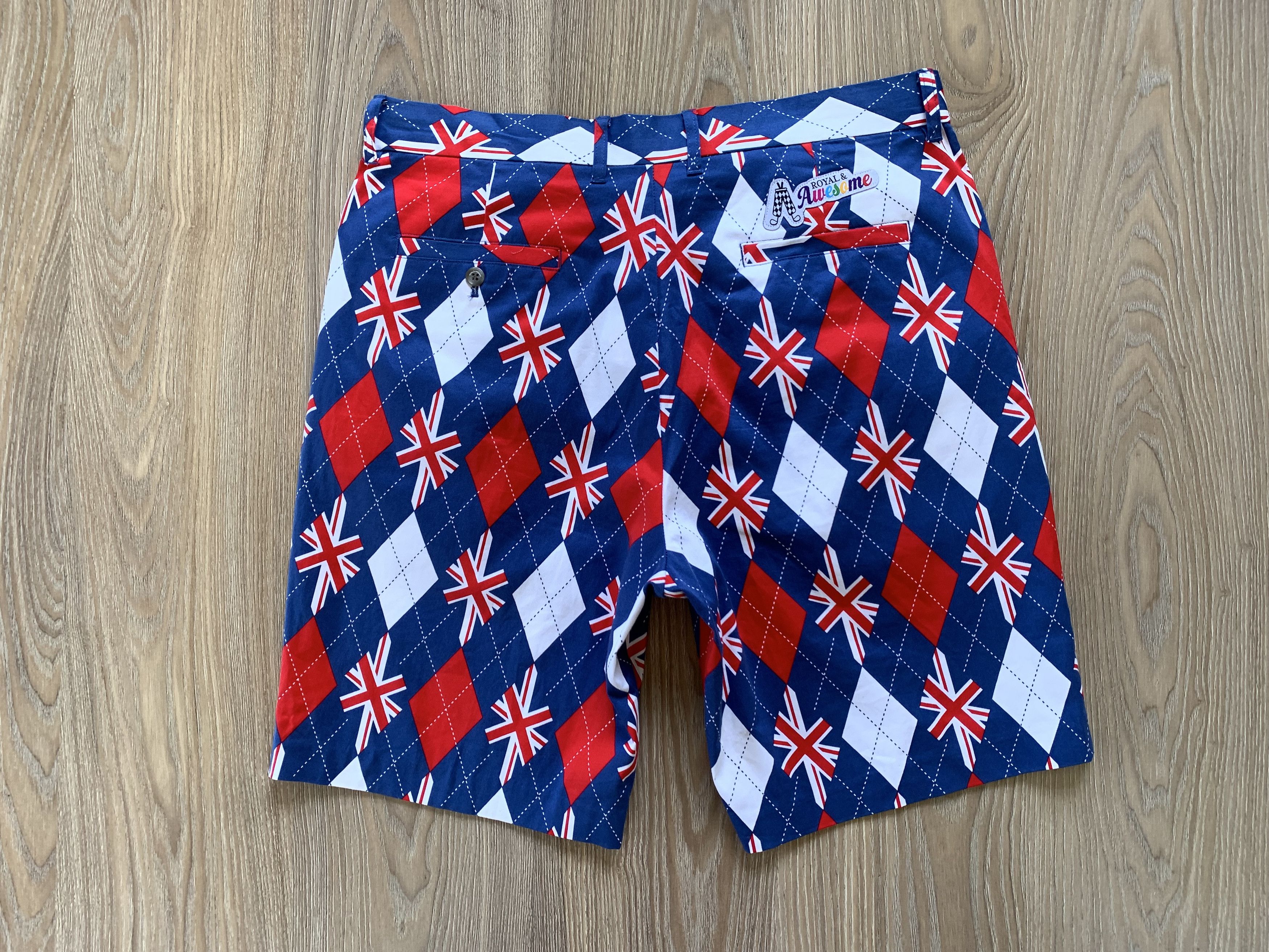 Dickies Royal Awesome Colorful British Flag Printed Shorts Size US 40 / EU 56 - 3 Thumbnail