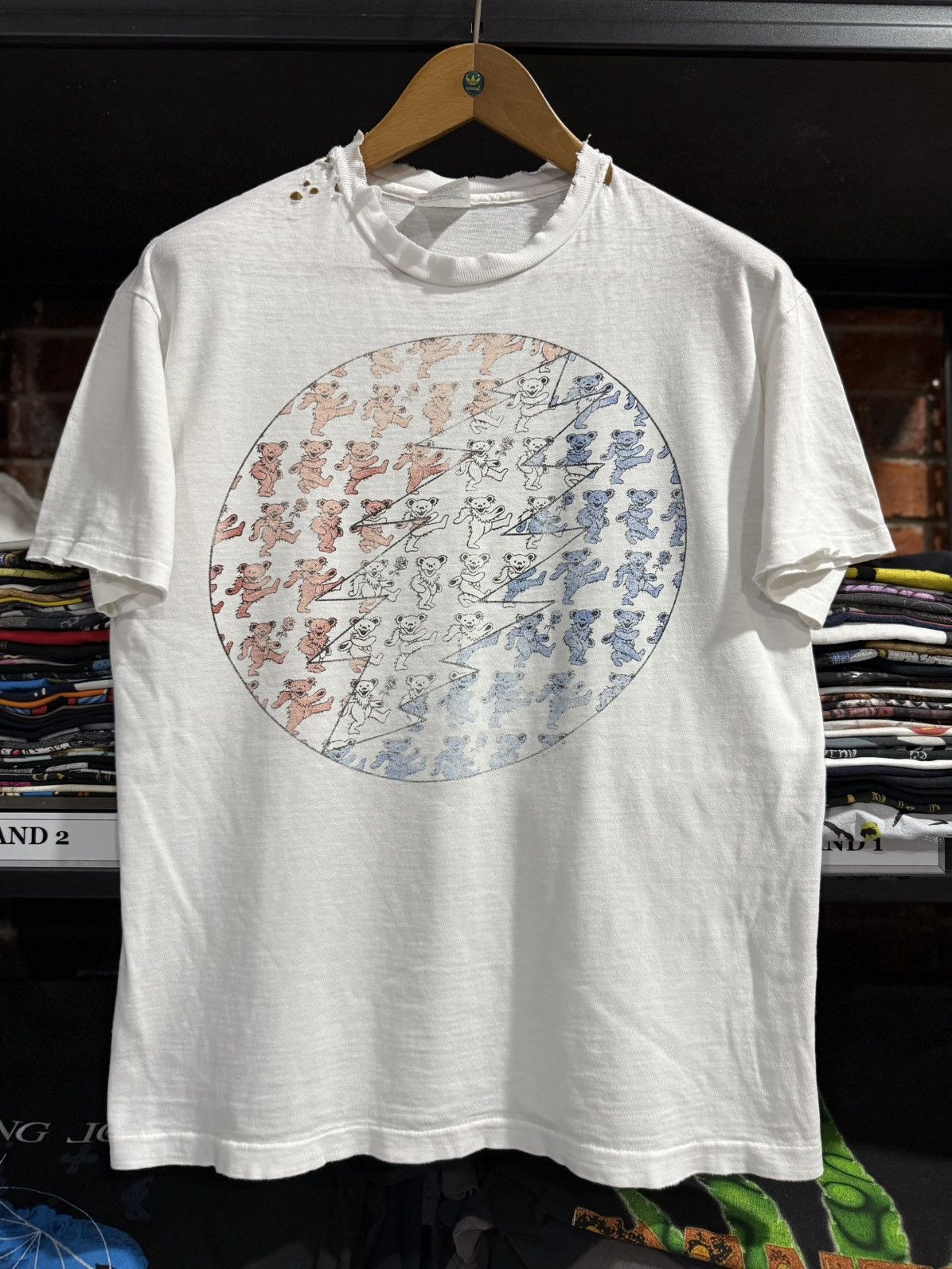 Thrashed Vintage 90s Grateful Dead Promo Tee