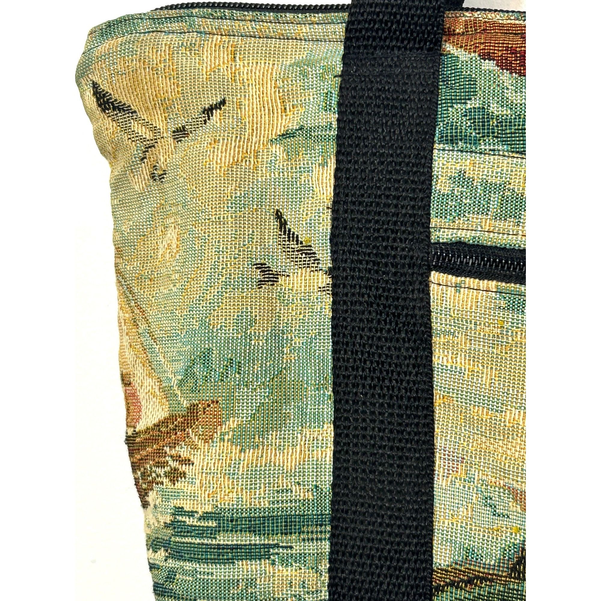 Other Tapestry Fabric Handbag Seaside Lighthouse Sailboats Seagull Size ONE SIZE - 16 Thumbnail