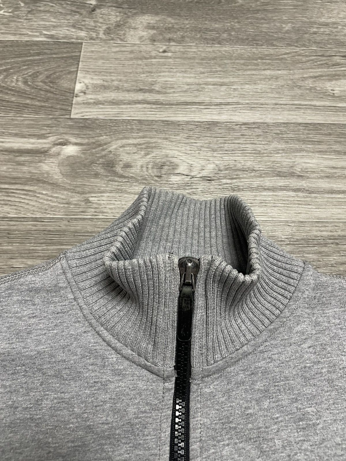 Armani ARMANI JEANS FULL ZIP UP SWEATSHIRT WITH AJ LOGO IN GREY Size US S / EU 44-46 / 1 - 11 Thumbnail