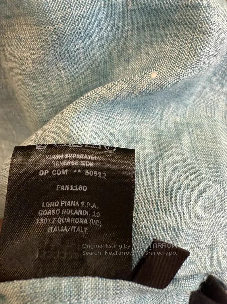 Loro Piana Loro Piana Linen Dress Light Blue Size M / US 6-8 / IT 42-44 - 7 Thumbnail