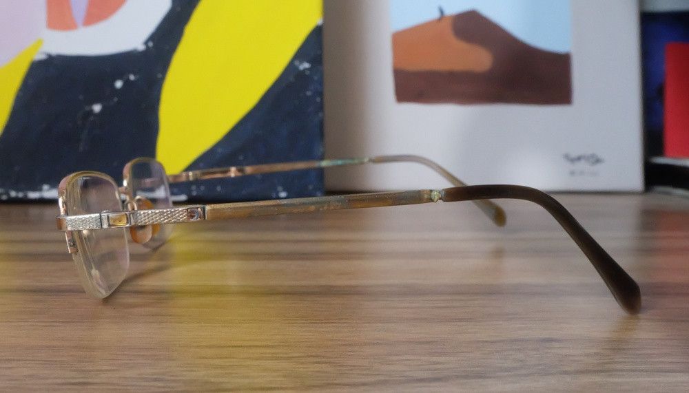 Japanese Brand Alan Smith Half Rim Eyewear Made in Japan Size ONE SIZE - 4 Thumbnail