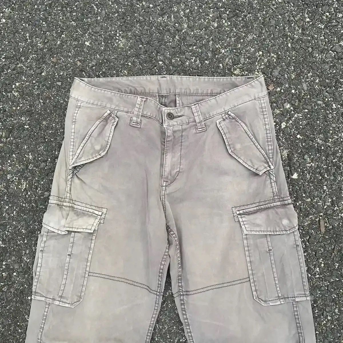 Japanese Brand JAPANESE VINTAGE UTILITY FADED TROUSERS CARGO PANTS W30 Size US 30 / EU 46 - 4 Thumbnail