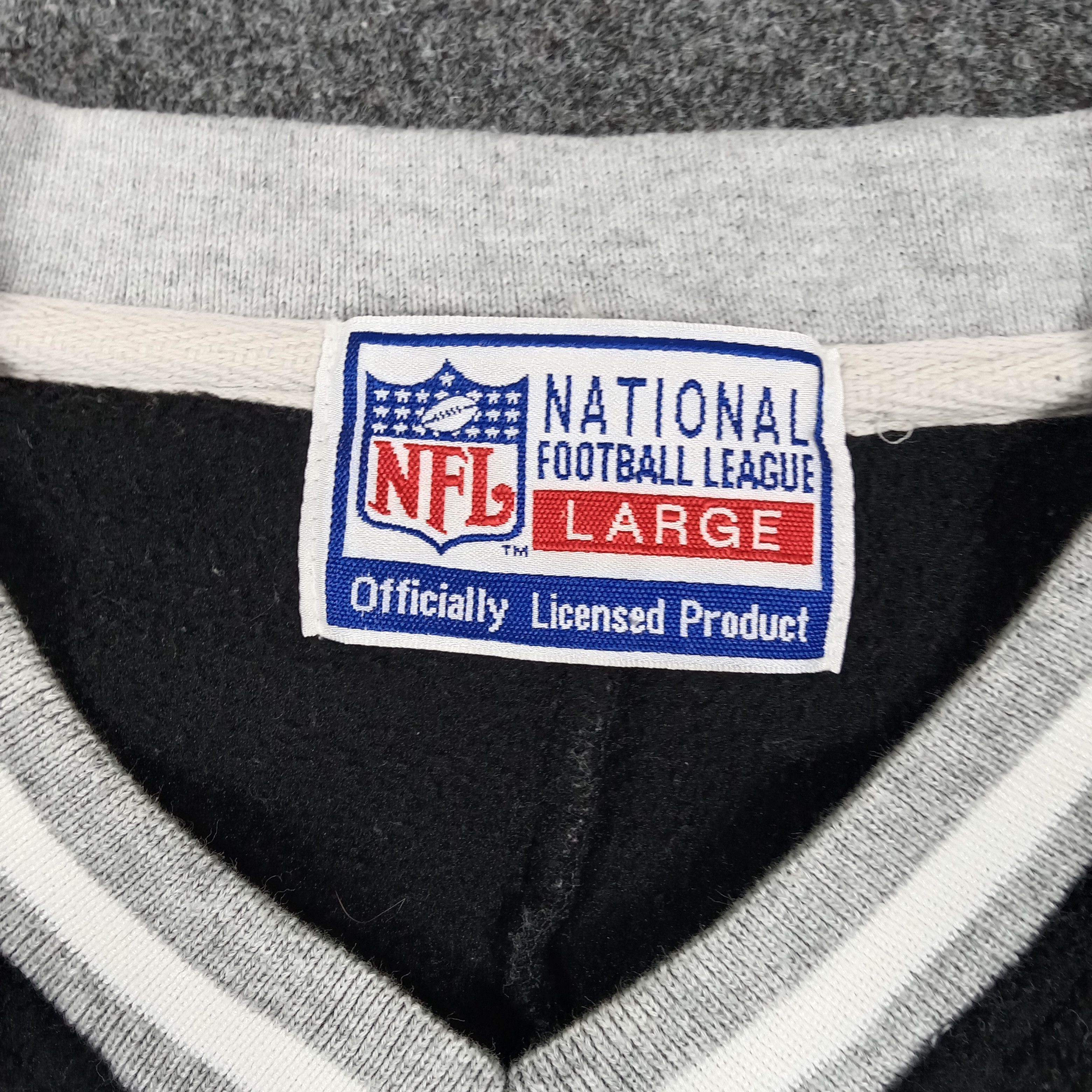 NFL Vintage 90's Oakland Raiders NFL Goldwin Sweatshirt C292N22 Size US XL / EU 56 / 4 - 3 Thumbnail