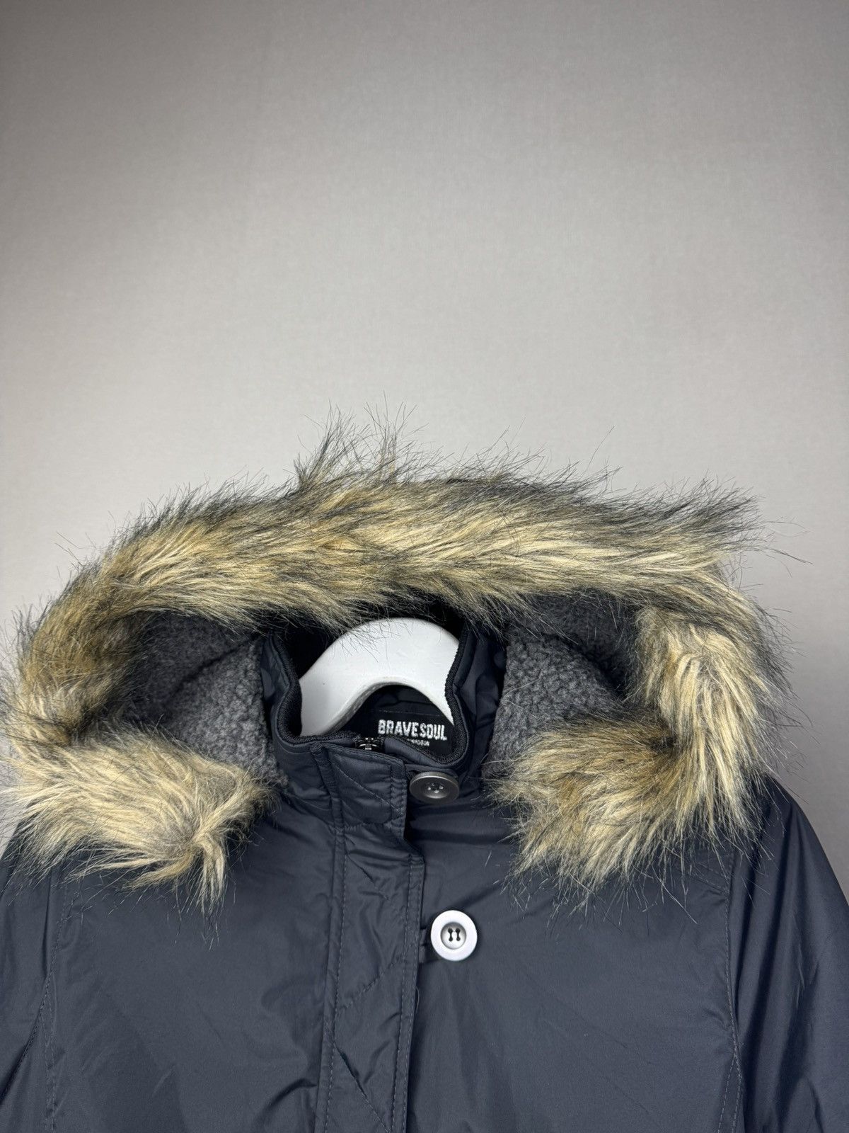 Japanese Brand Vintage Y2K faux fur jacket Ifsixwasnine LGB Goa style Size US S / EU 44-46 / 1 - 3 Thumbnail