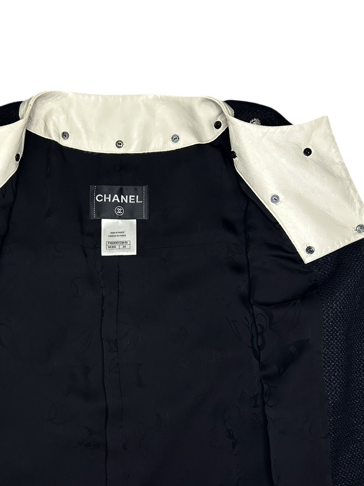 Chanel S/S 13 Pearl Embellished Tweed Jacket Size XS / US 0-2 / IT 36-38 - 9 Thumbnail