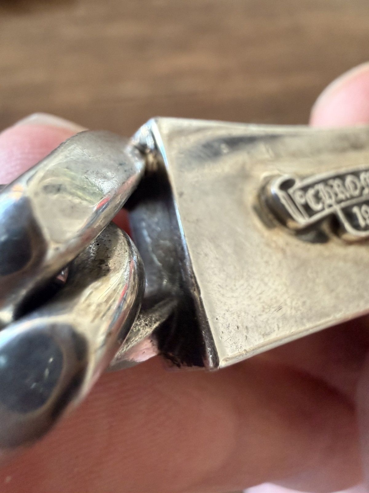 Chrome Hearts Chrome Hearts Cuban Bracelet 100% Authentic RARE Floral Size ONE SIZE - 8 Thumbnail