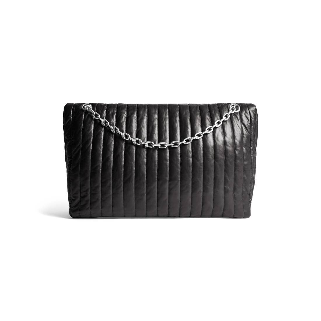 Balenciaga o1tr1nto1025 Size: OS / Monaco Large Chain Bag Quilted Black Size ONE SIZE - 7 Thumbnail
