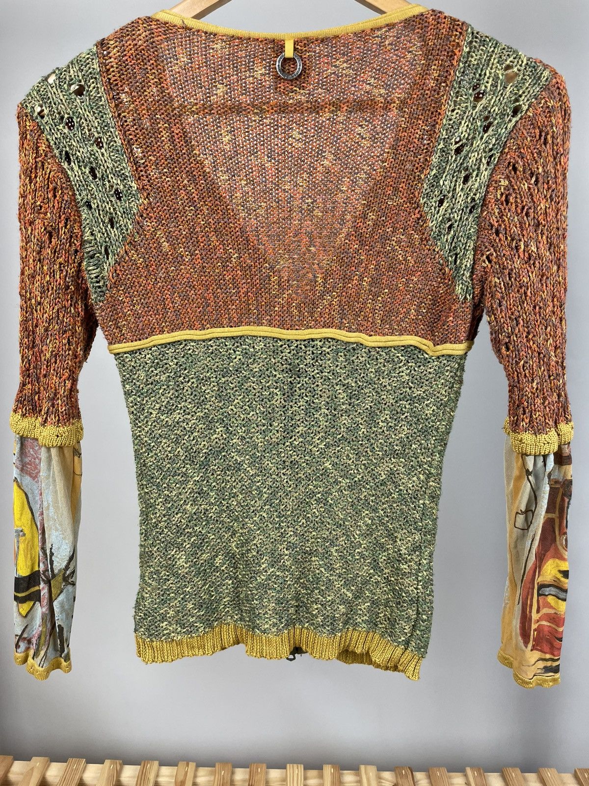 Vintage Save the queen knit cardigan zip size M y2k Size M / US 6-8 / IT 42-44 - 5 Thumbnail