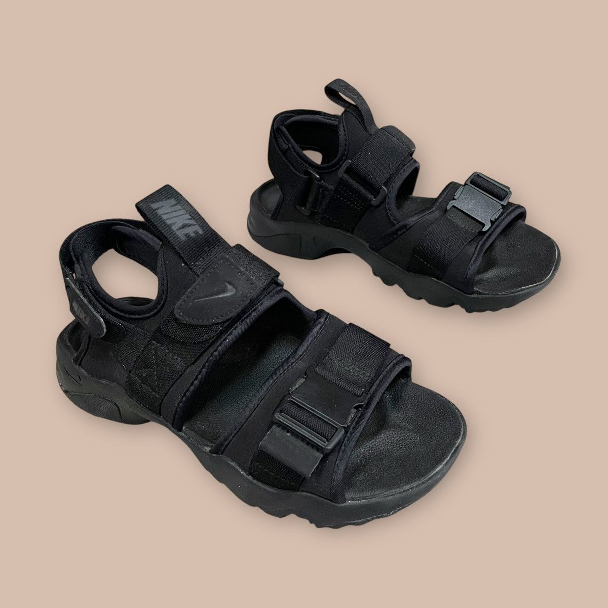 Nike Nike Canyon Sandal ‘Triple Black’ Size US 5.5 / EU 38 - 7 Thumbnail