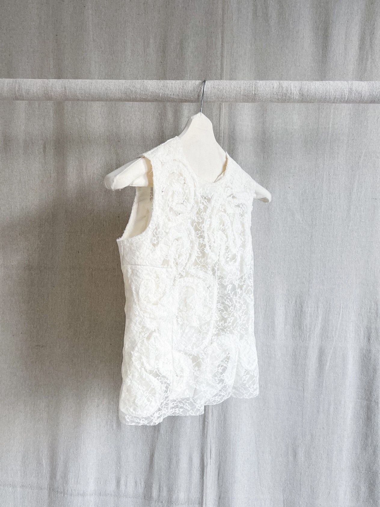 Comme des Garcons Comme des Garcons AW15 Tailored Lace Blouse Size S / US 4 / IT 40 - 5 Thumbnail
