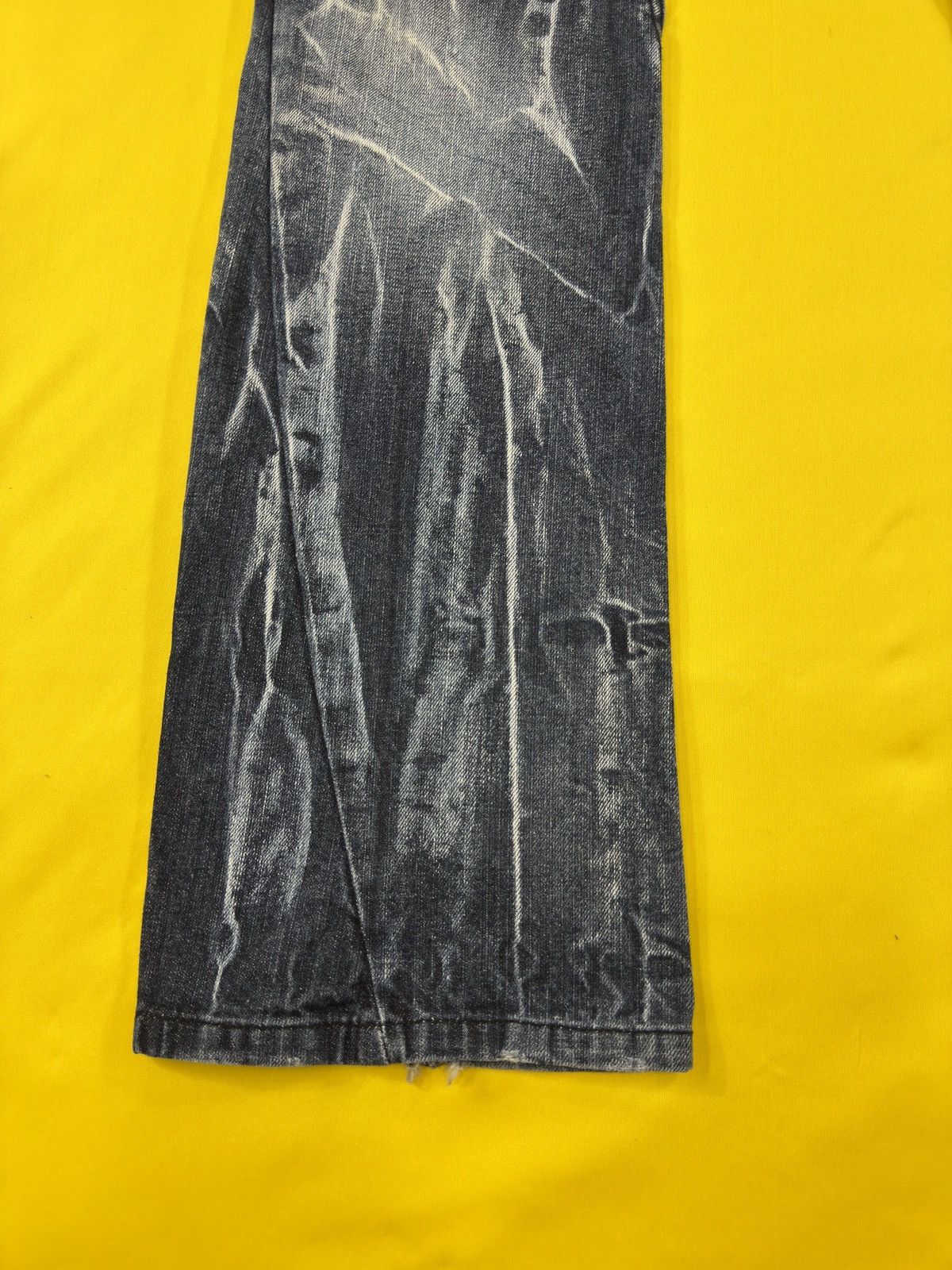Japanese Brand Black Baccara tornado mart style spiral flare jeans Size US 34 / EU 50 - 10 Thumbnail