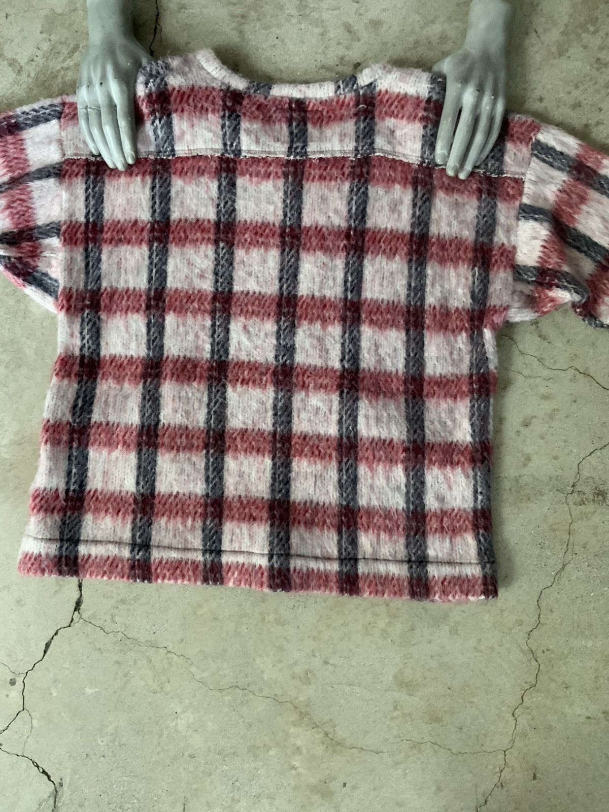 Blackmeans BLACKMEANS SLASH AND SEW WOOL SWEATER Size US M / EU 48-50 / 2 - 2 Thumbnail