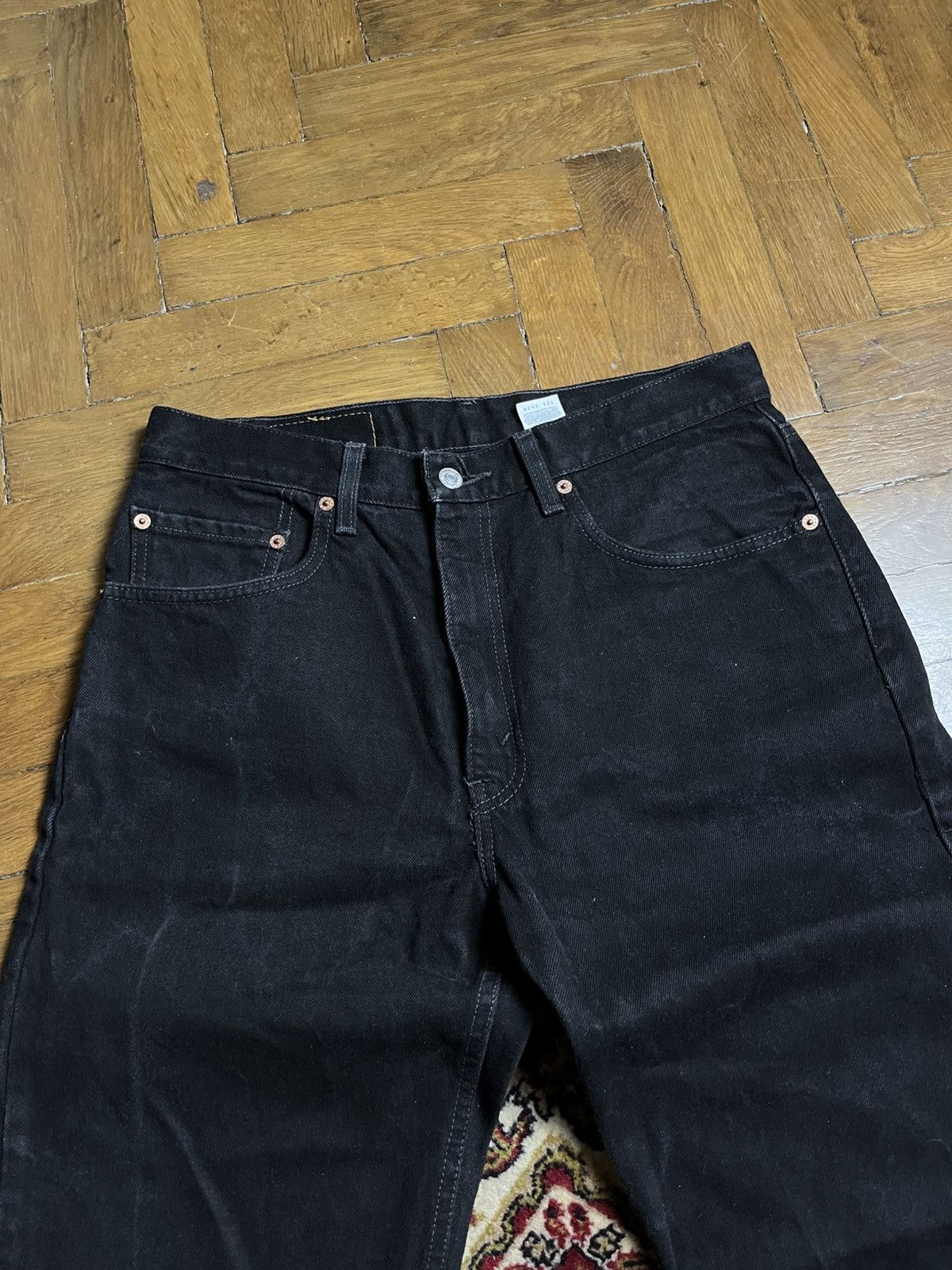 Levi's 🔥90'S LEVIS 505 WASHED ASH BLACK JEANS DENIM PANTS Y2K Size US 33 - 9 Thumbnail