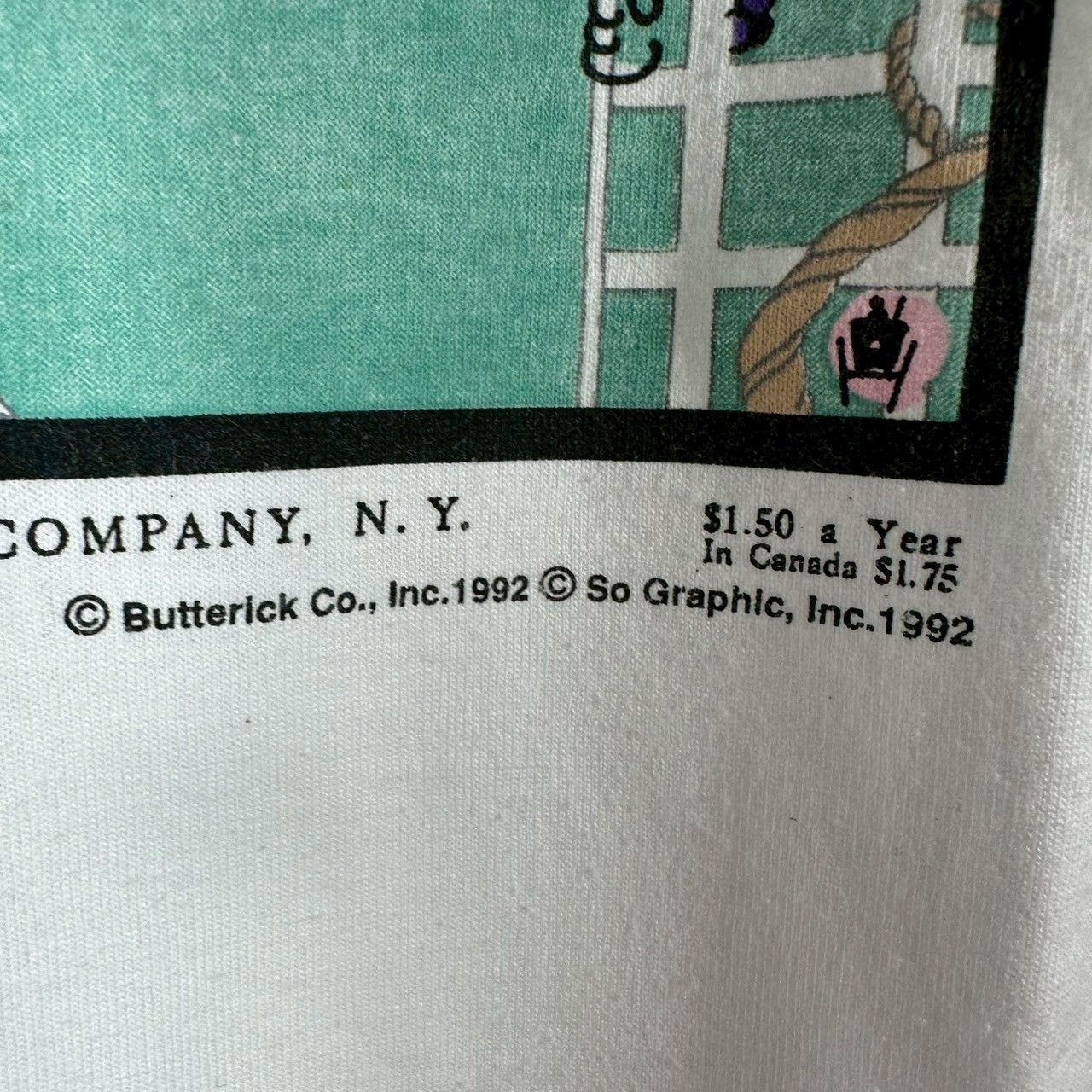 Vintage ​Vintage 1992 The Designer Fashion Magazine Graphic T-shirt Size US L / EU 52-54 / 3 - 3 Thumbnail
