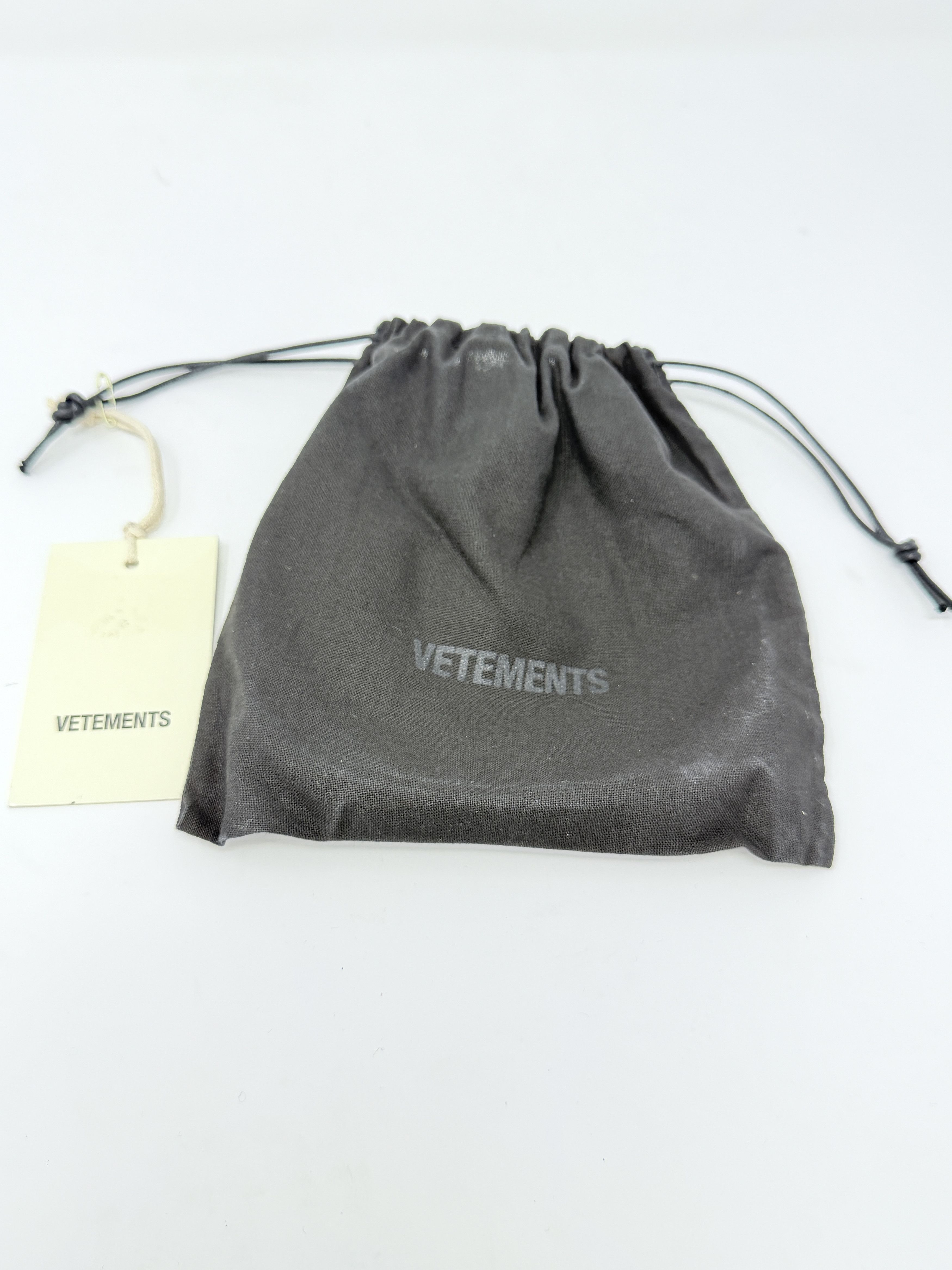 Vetements Vetements Metal Iconic Logo Belt Black Size ONE SIZE - 6 Thumbnail