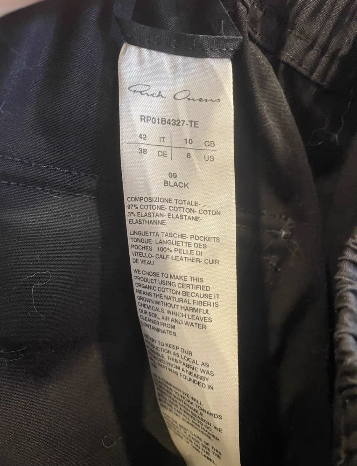 Rick Owens Rick Owens SS22 Bullet Pants Five-Zip Pants Size US 34 / EU 50 - 3 Thumbnail