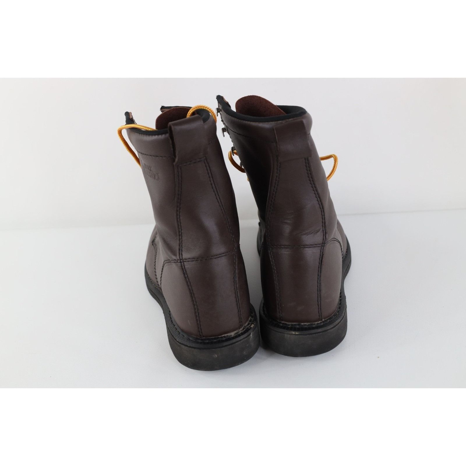 Vintage Vintage 90s Streetwear Steel Toe Leather Boots Size US 12 / EU 45 - 6 Thumbnail