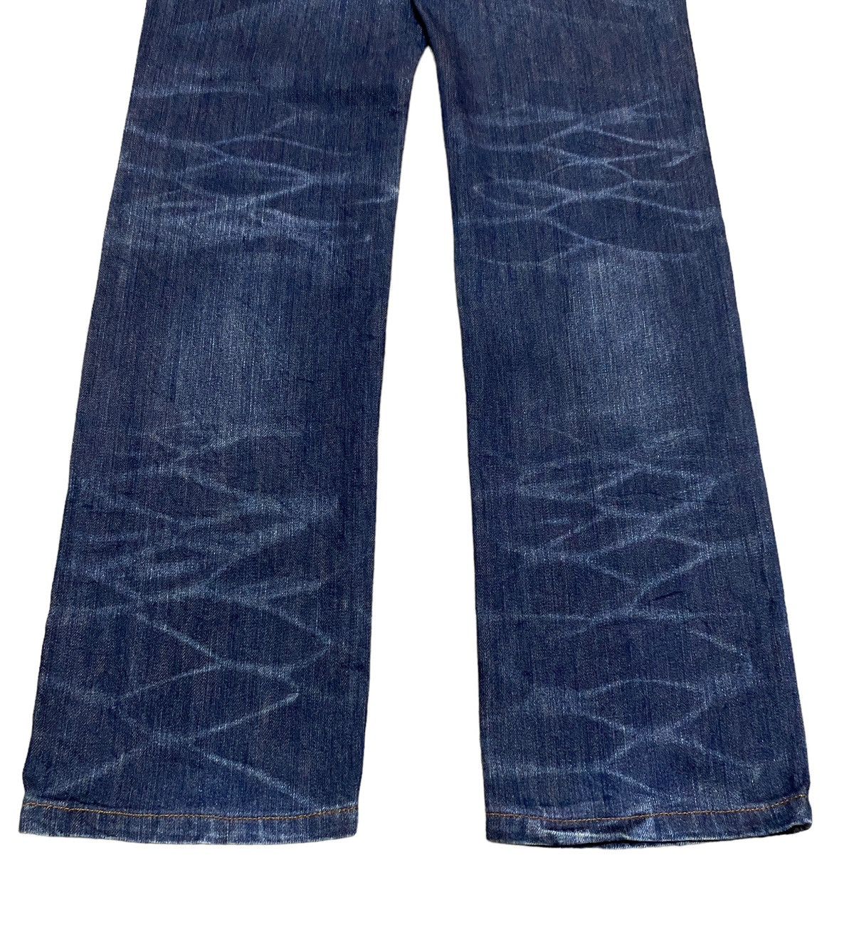 Le Grande Bleu (L.G.B.) Very Rare Vintage Brand Semantic Design Ripped Jeans 1990s Size US 30 / EU 46 - 6 Thumbnail