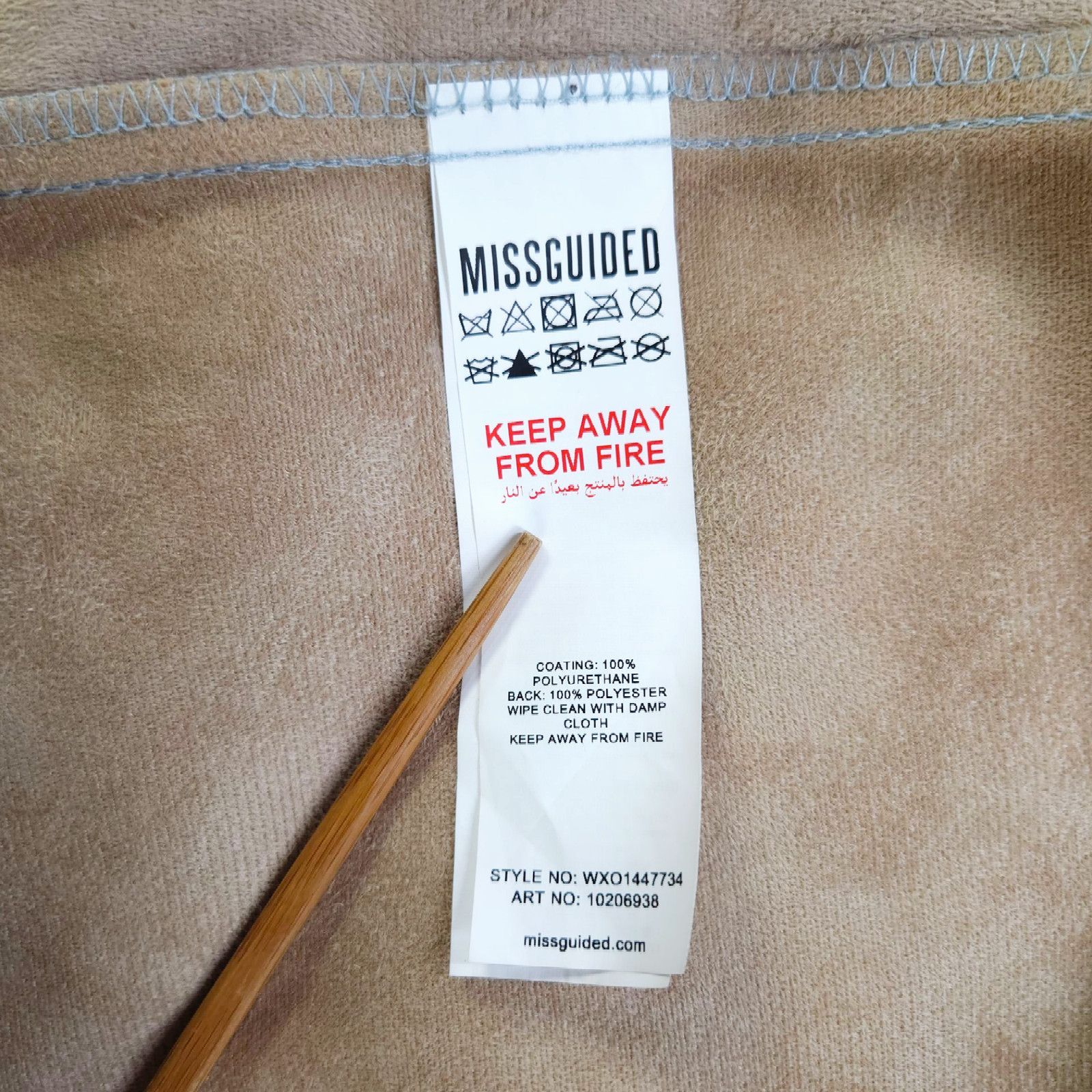 Other EUC Missguided Vegan Leather Shacket Jacket Sz. 6 Baby Blue Size M / US 6-8 / IT 42-44 - 6 Thumbnail
