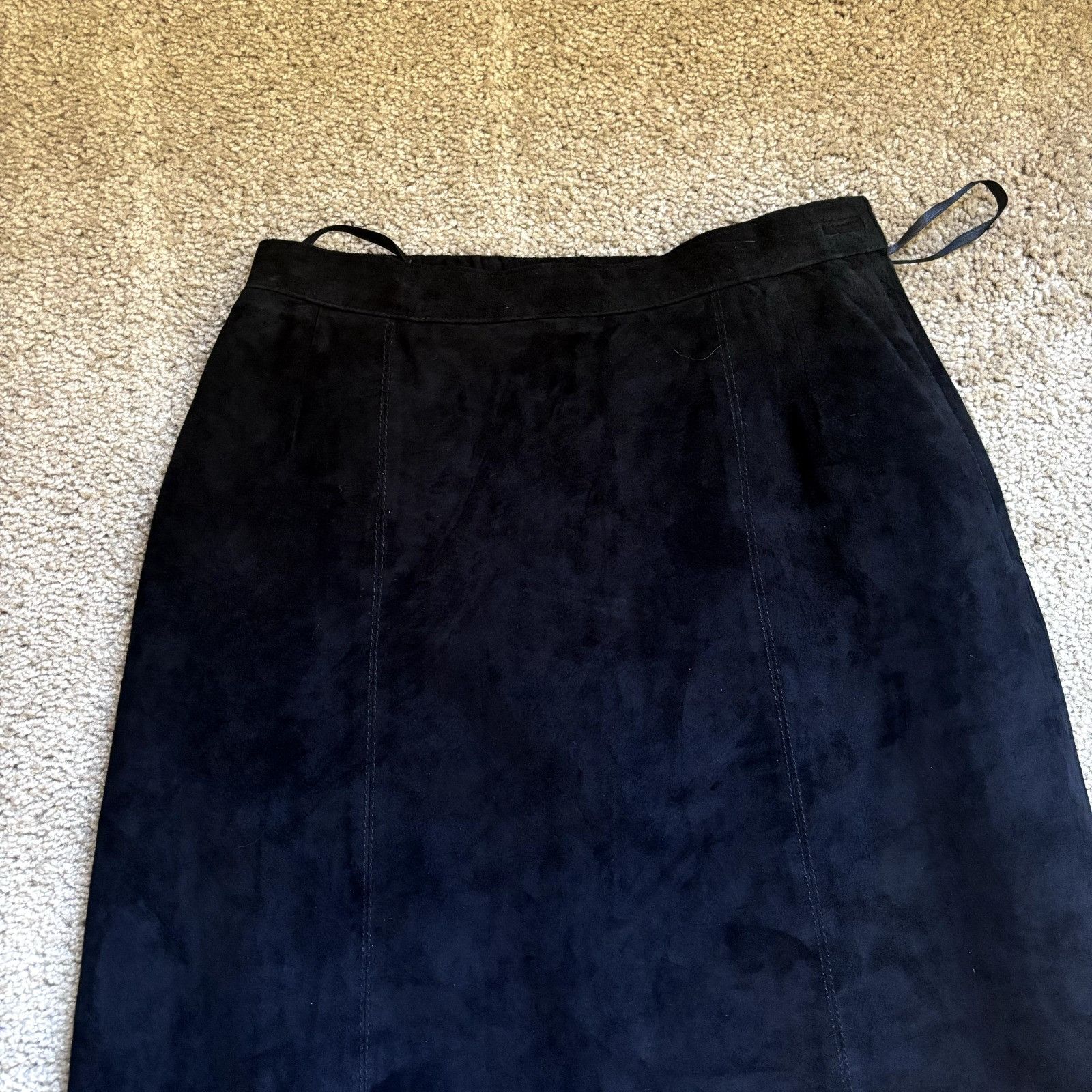 Other VTG Erez Levy Size M 100% Real Leather Black Women's Stretch Size 34" / US 12 / IT 48 - 7 Thumbnail