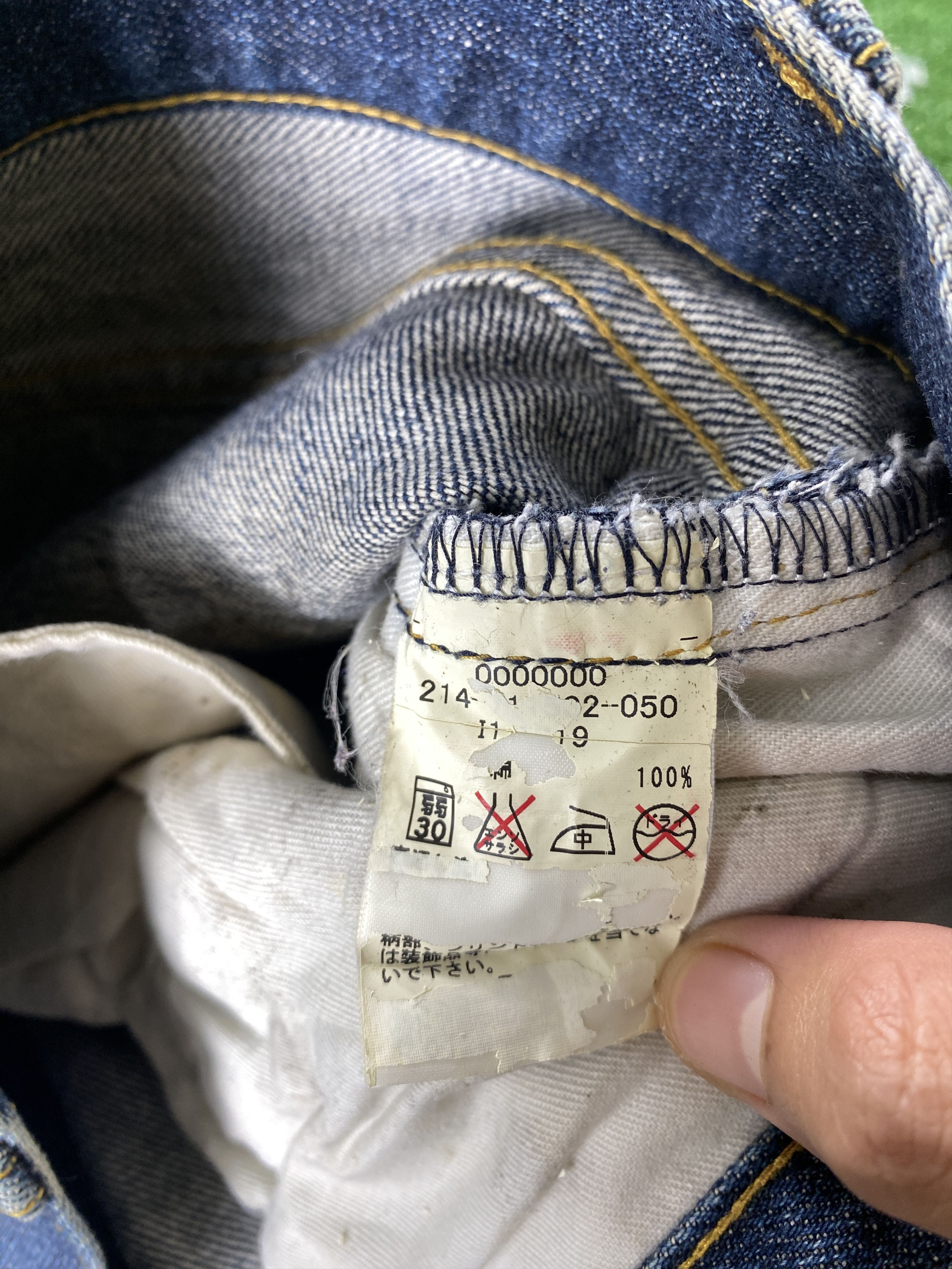 Tommy Hilfiger 💢 Selvedge Vintage Tommy Faded Blue Jeans CP0090 Size US 38 / EU 54 - 14 Thumbnail
