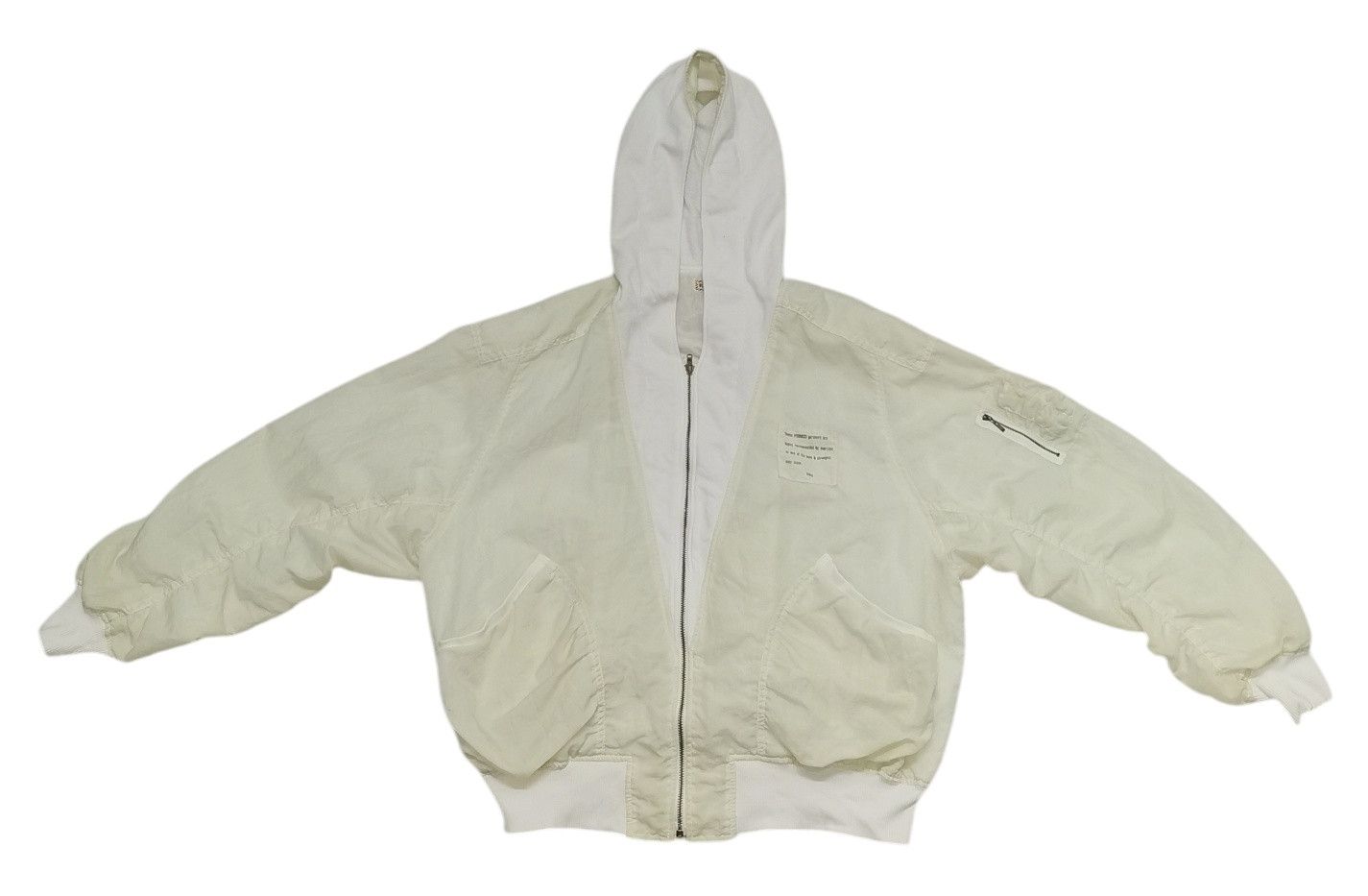 Fiorucci Fiorucci Big Logo Hoodie Bomber Jacket Size US L / EU 52-54 / 3 - 4 Thumbnail