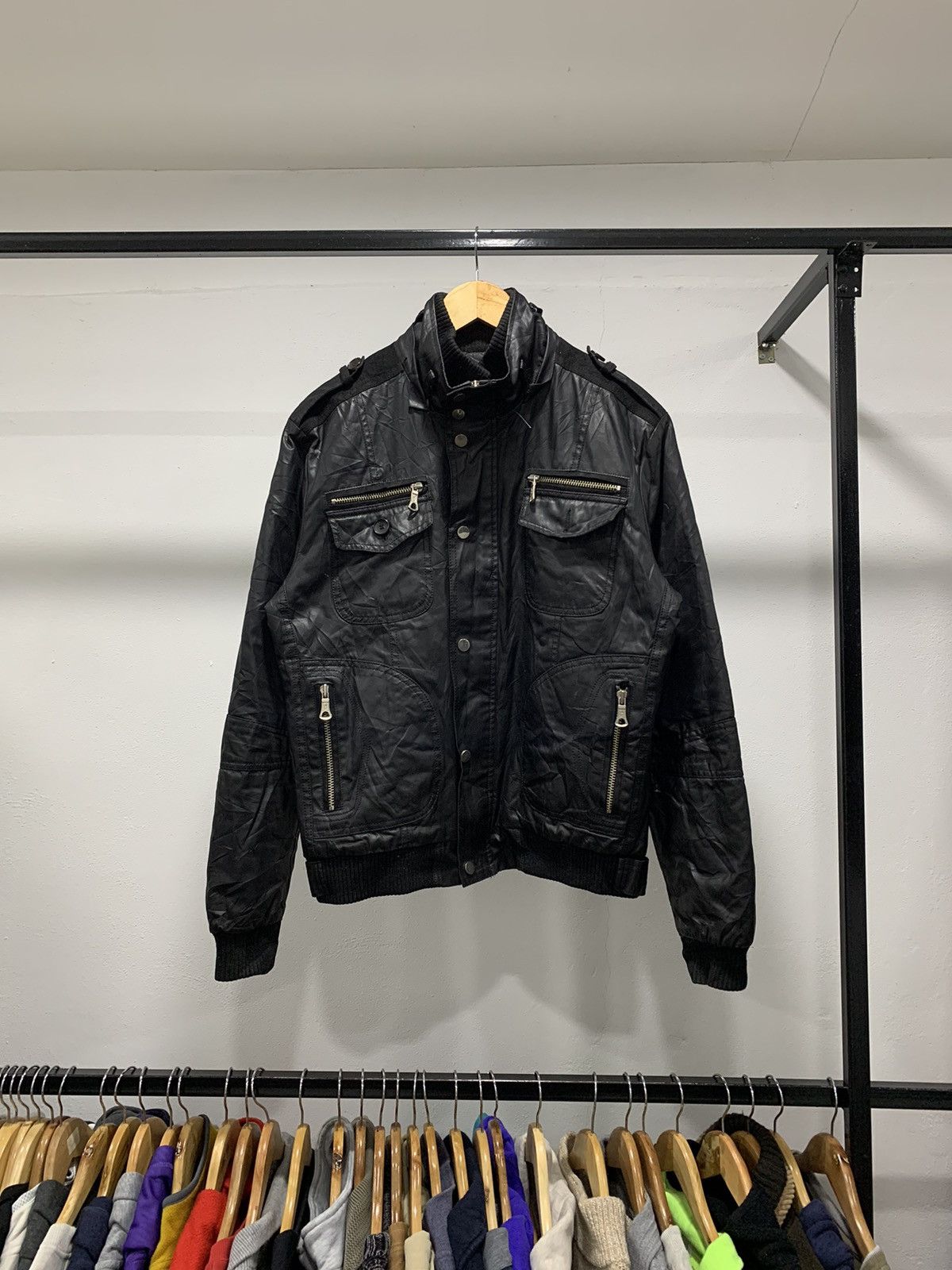 Gatsby Grunge Punk Leather Jacket 90s