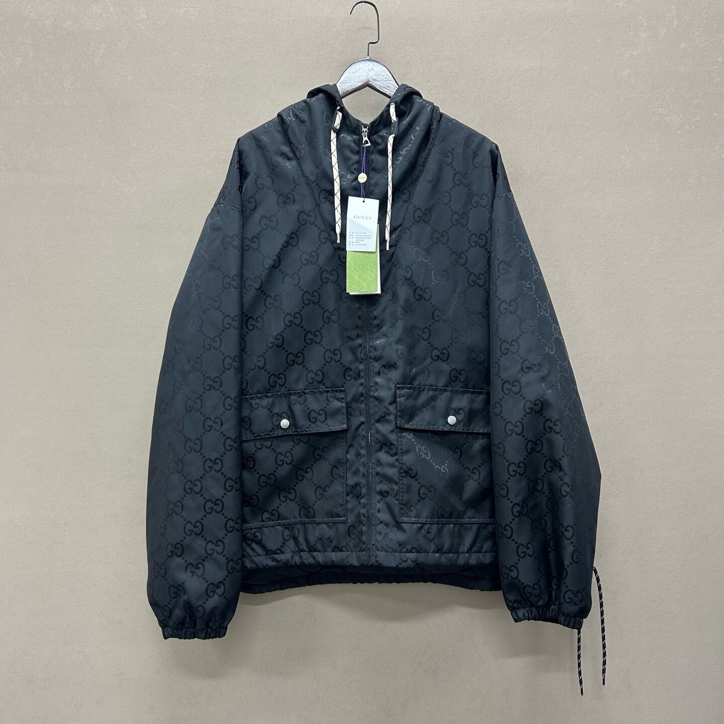 Gucci Gucci Double G Logo Hooded Jacket Size US L / EU 52-54 / 3 - 1 Thumbnail